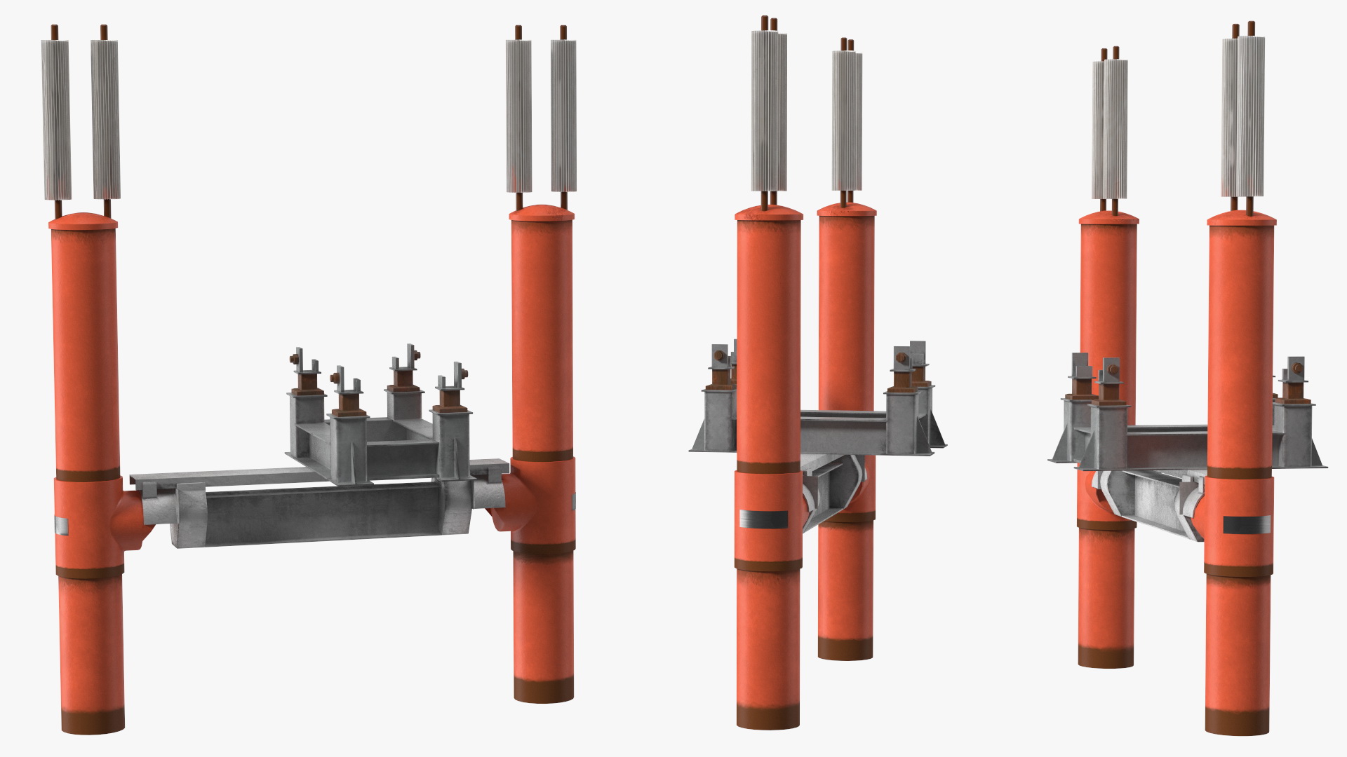 3D model Gas Pipeline Support