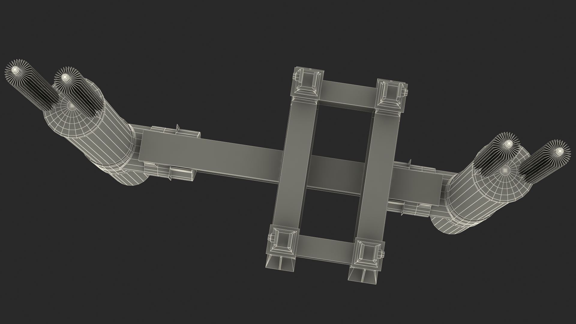3D model Gas Pipeline Support