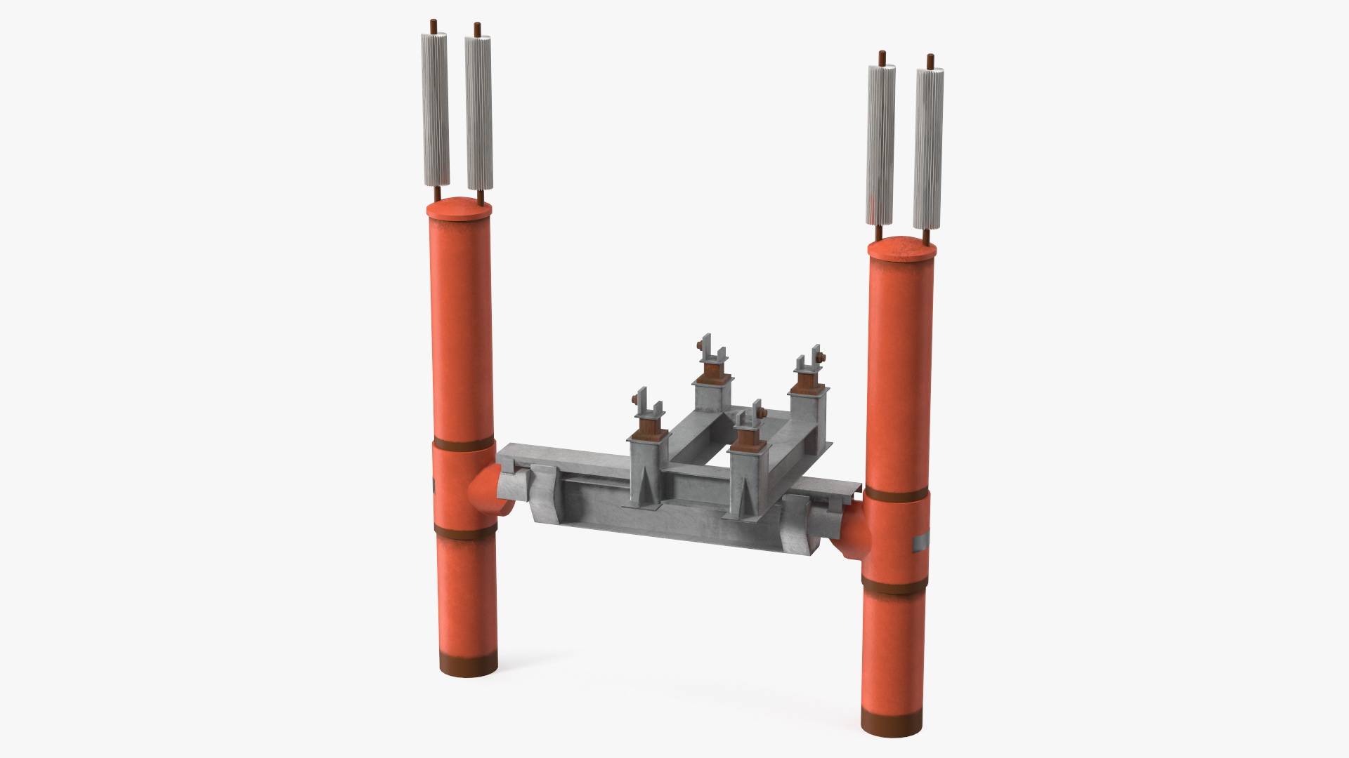 3D model Gas Pipeline Support