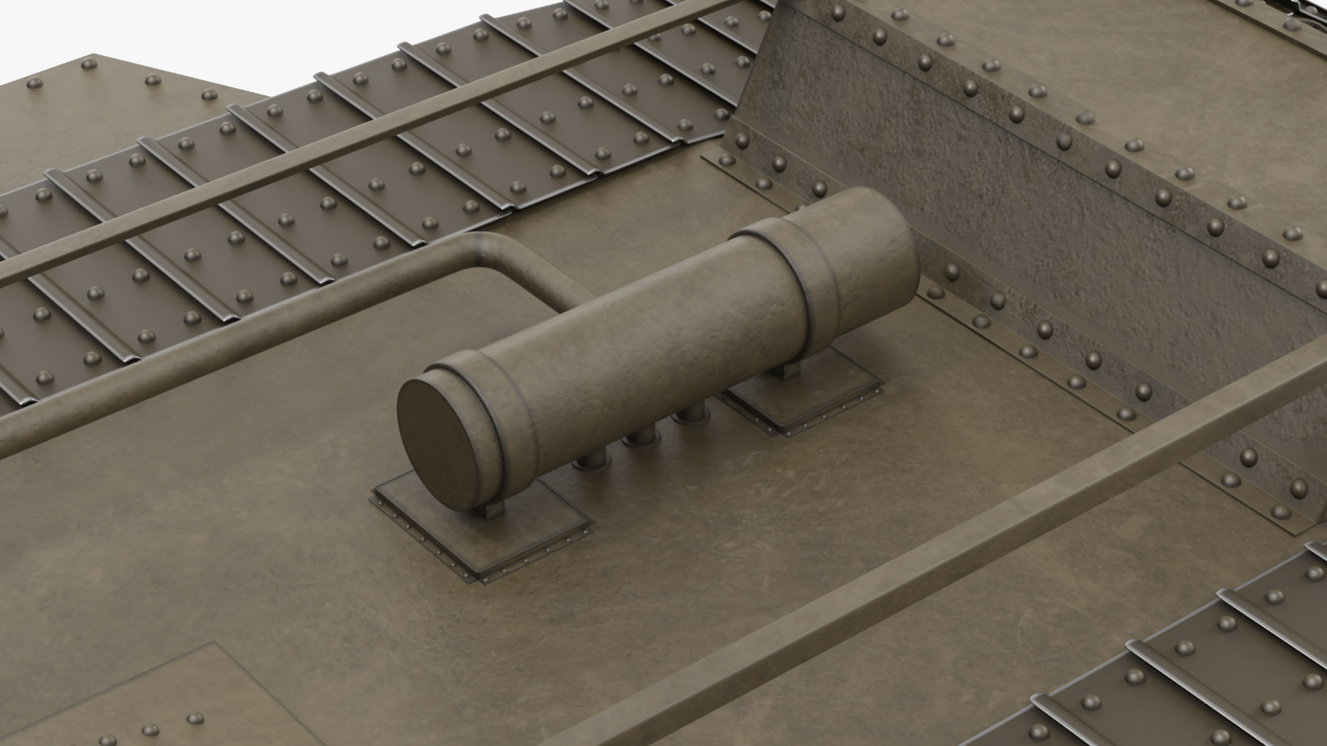 Tank Mk 4 Male 3D model