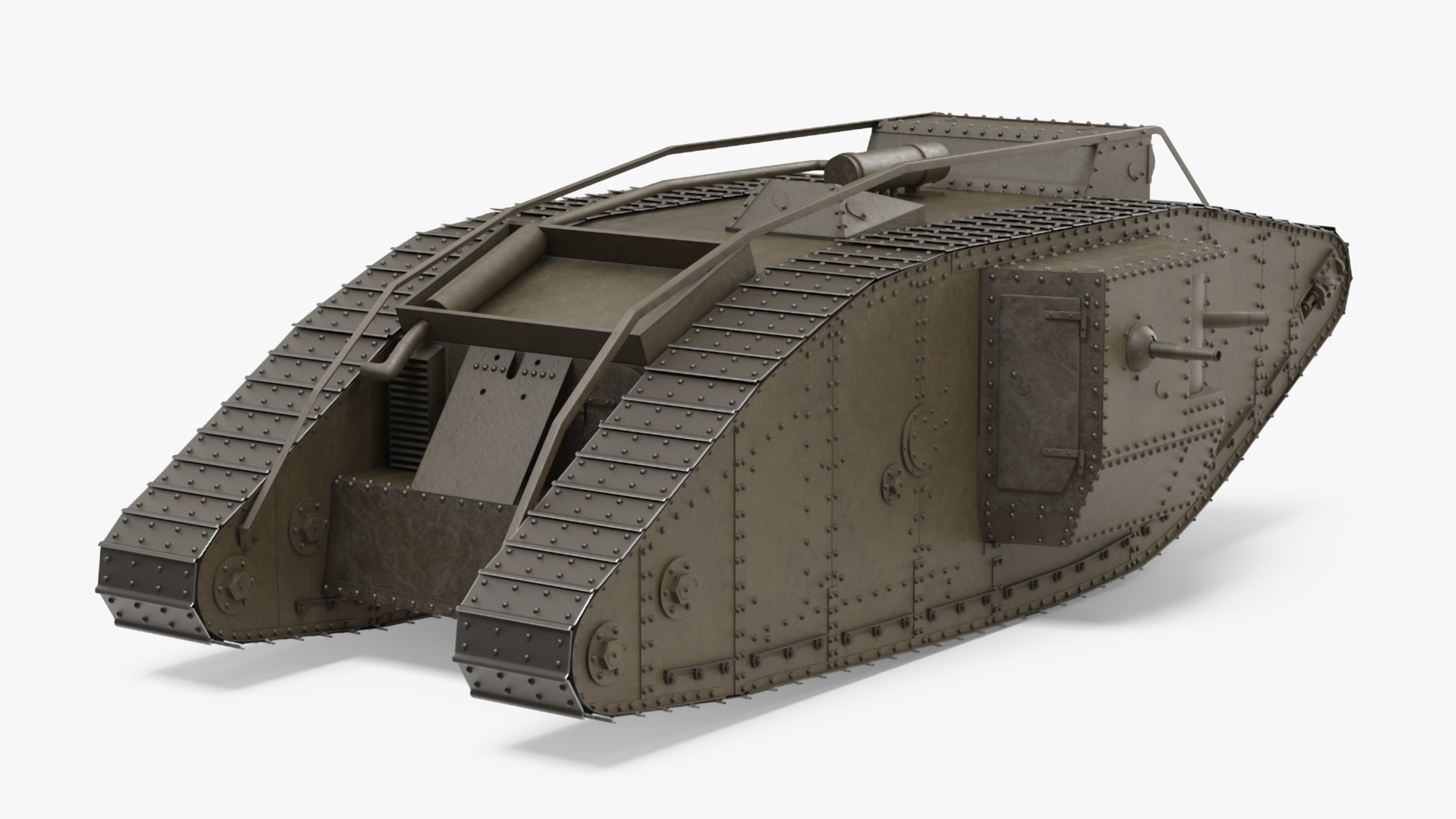 Tank Mk 4 Male 3D model