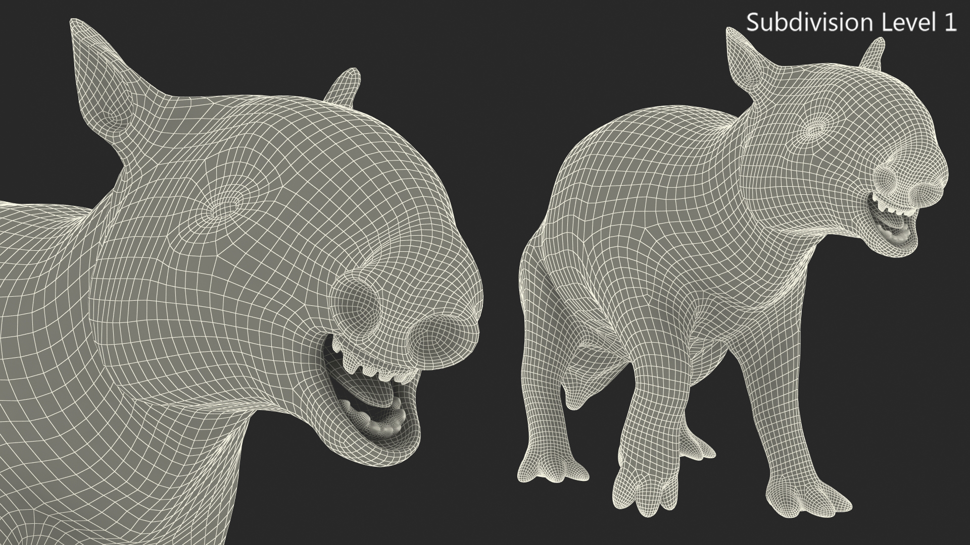 3D Tapir Rigged for Maya