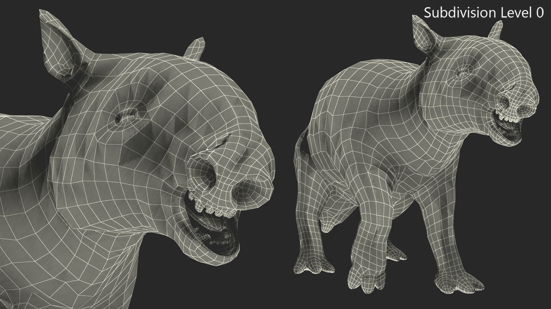 3D Tapir Rigged for Maya