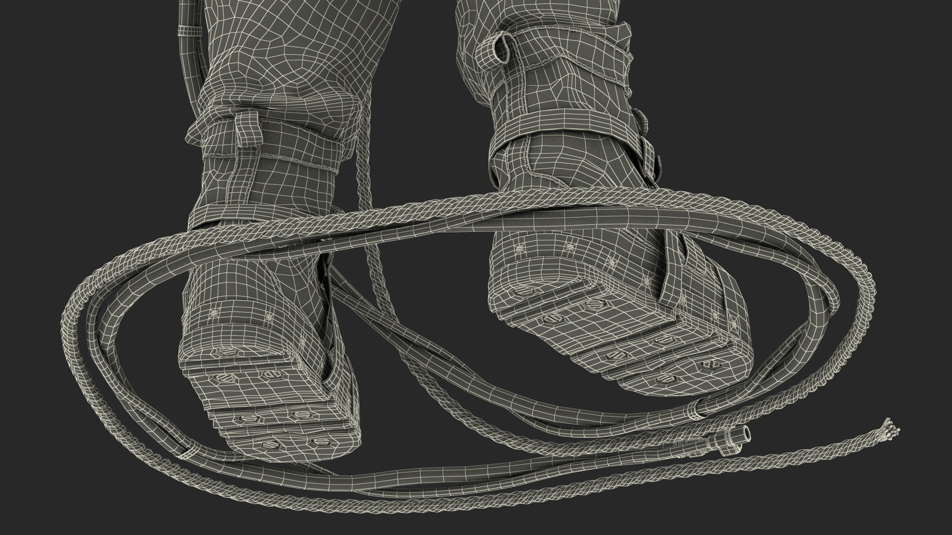 3D model Vintage Maritime Diving Suit Rigged