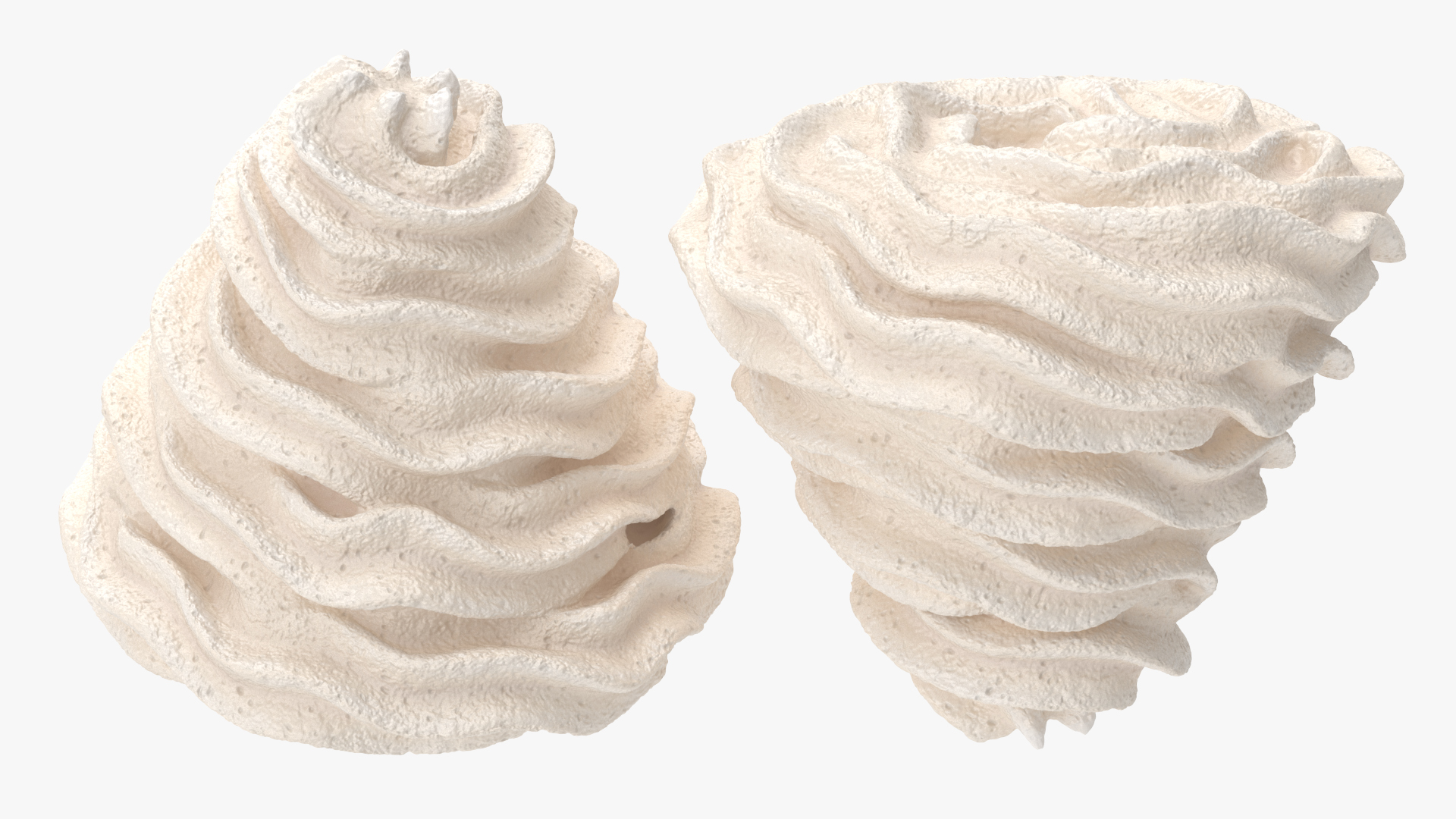 Vanilla Whipped Cream for 3D Print 3D model