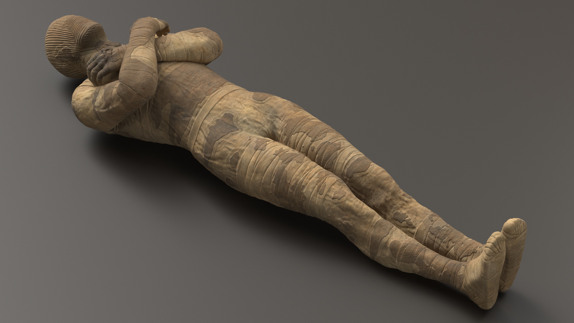 3D Mummy Rigged for Maya