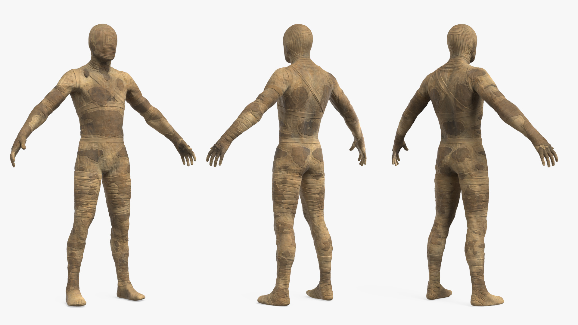 3D Mummy Rigged for Maya