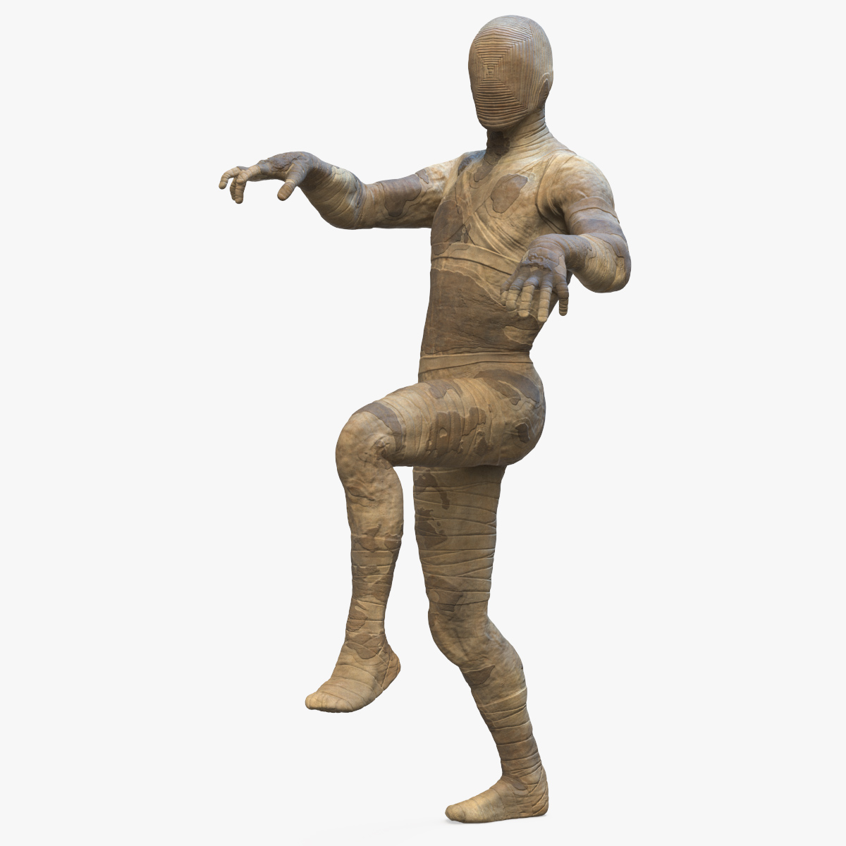3D Mummy Rigged for Maya