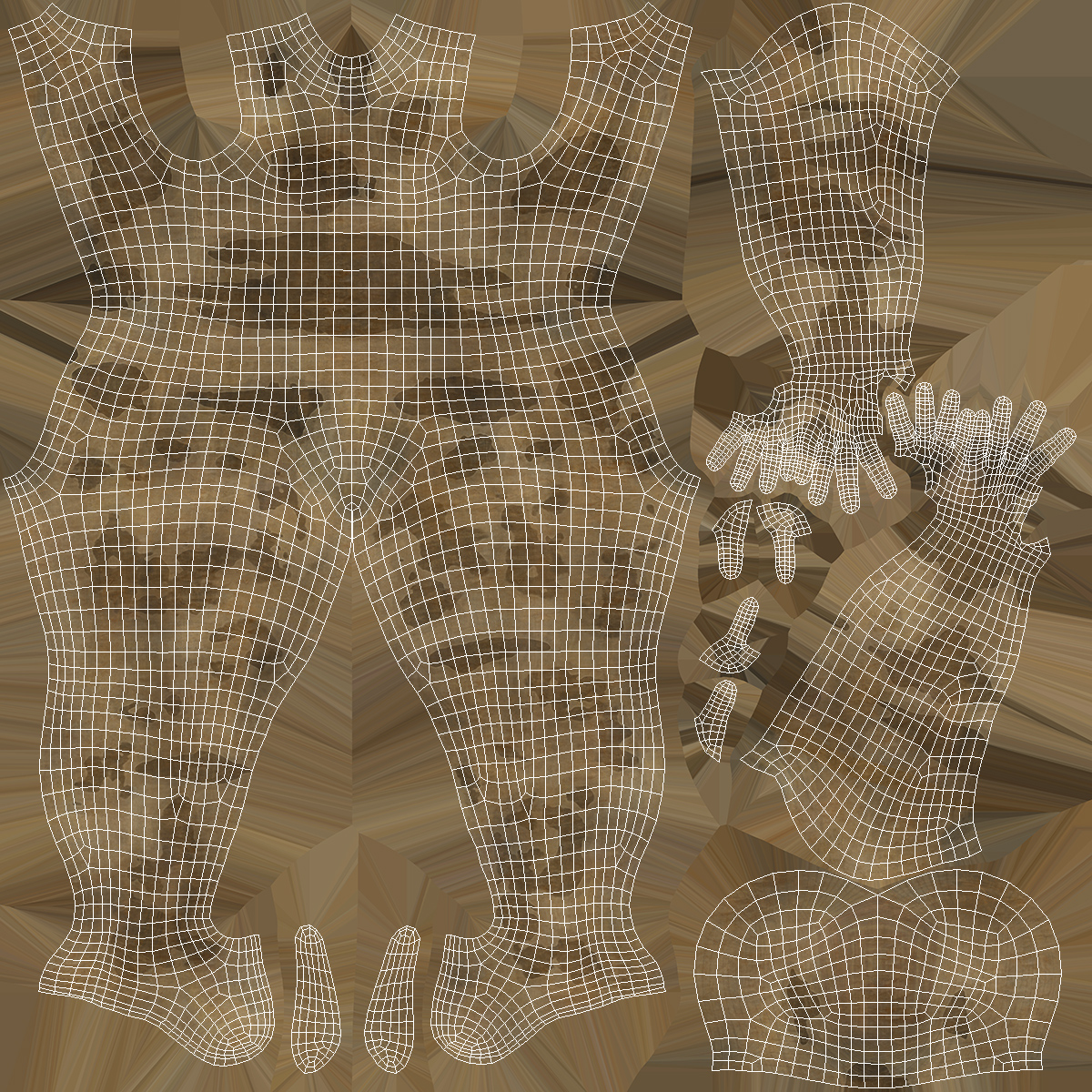 3D Mummy Rigged for Maya