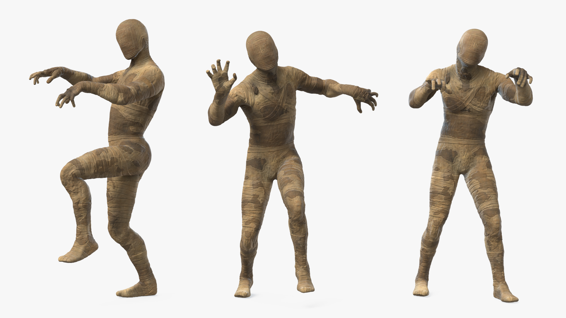 3D Mummy Rigged for Maya