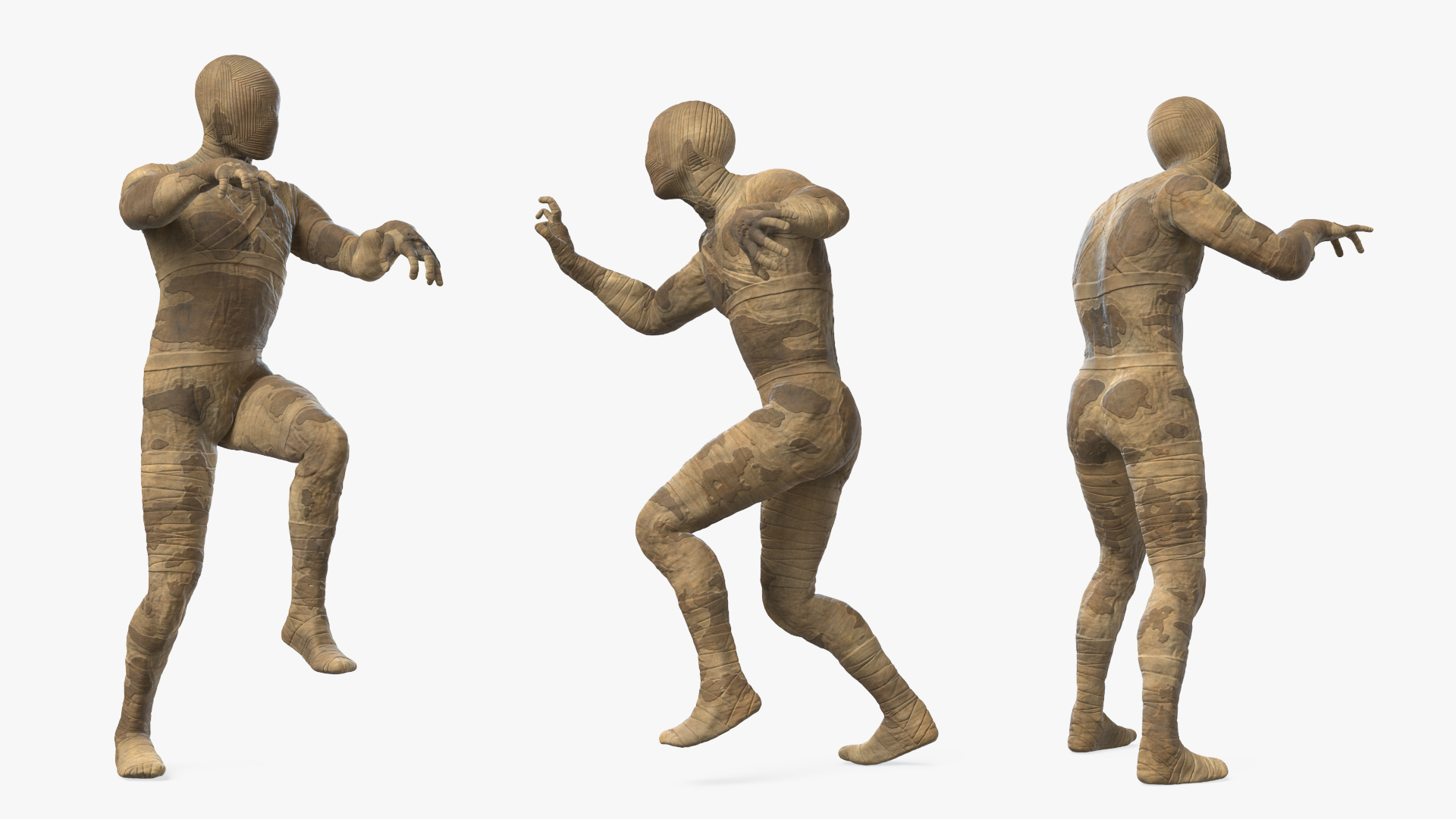 3D Mummy Rigged for Maya