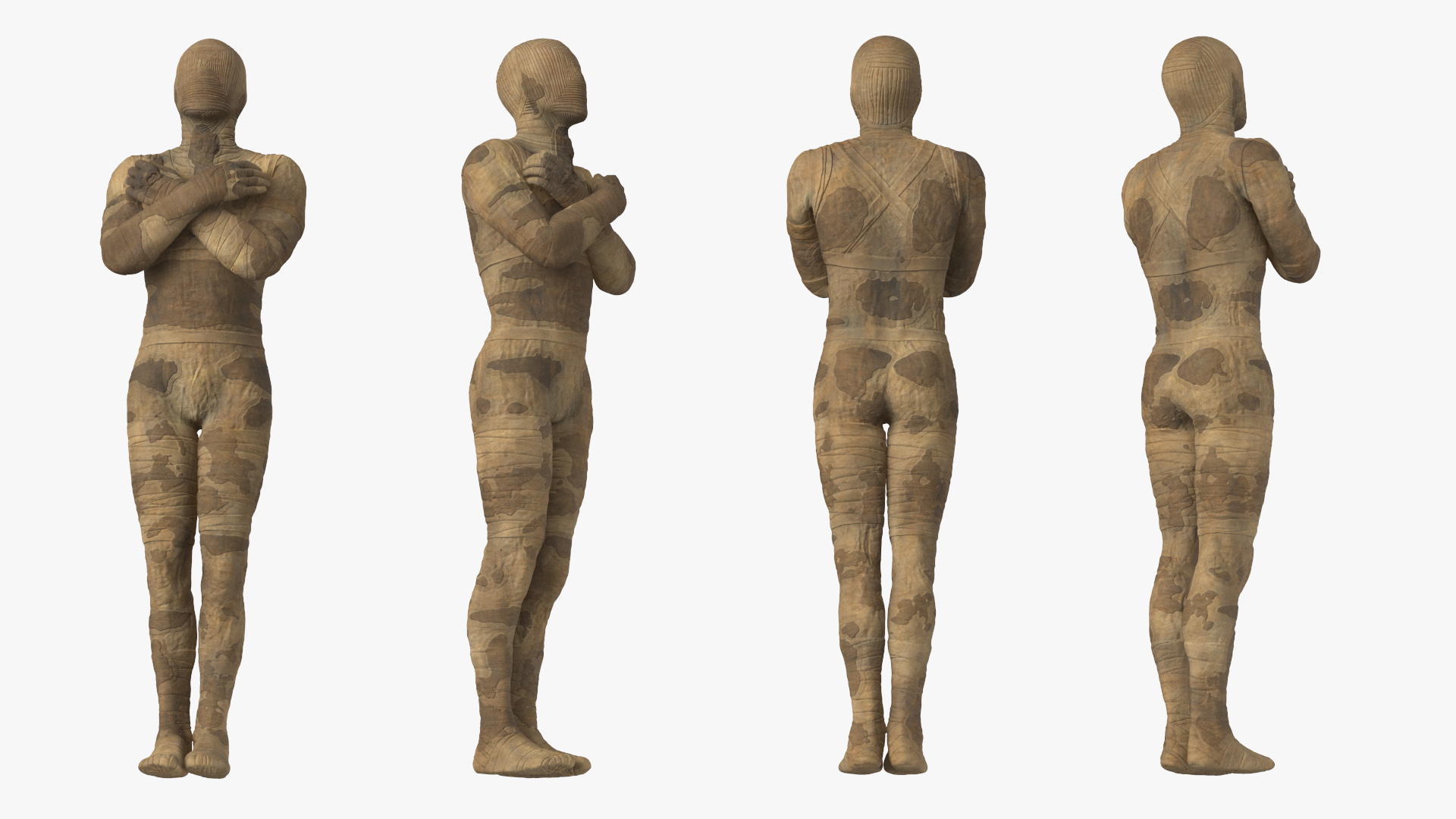 3D Mummy Rigged for Maya