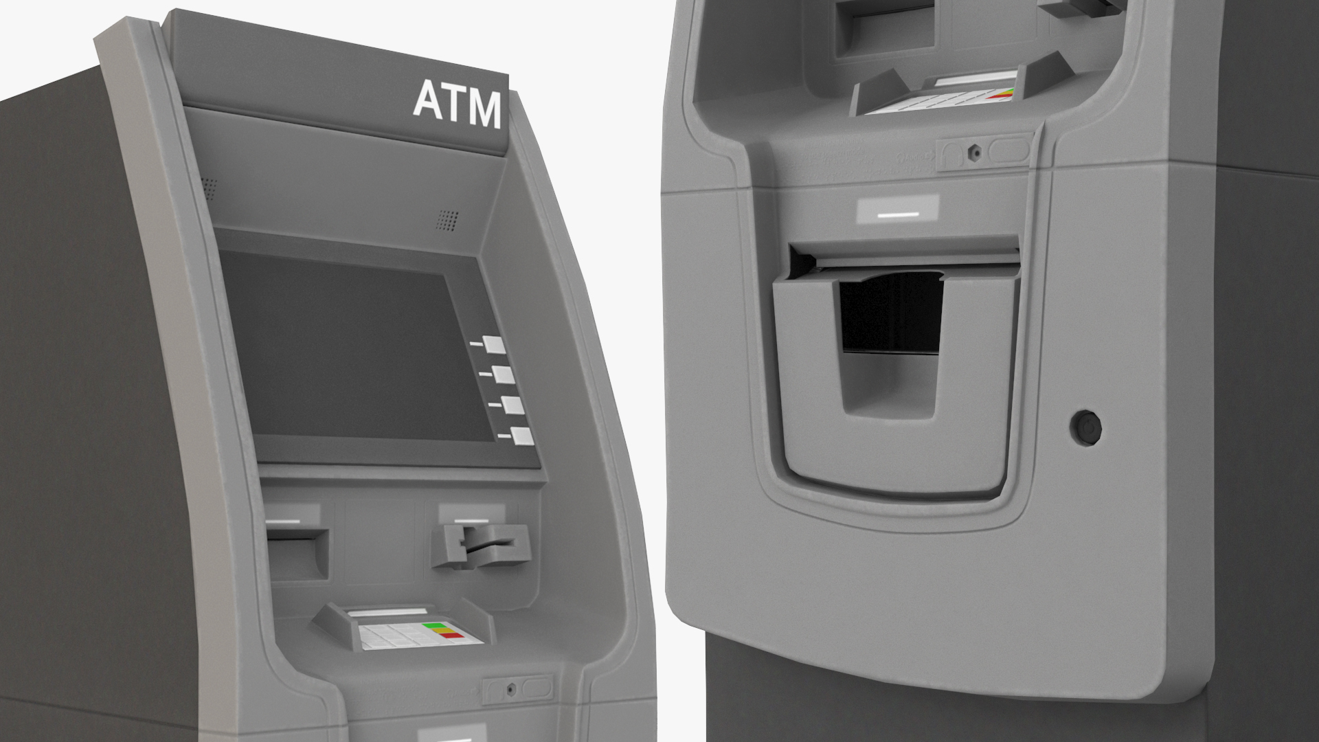Bank ATM Cash Machine Game Ready, view 3