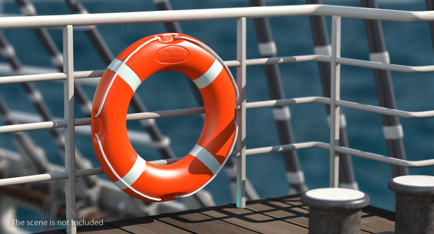 Ring Buoy Cabinet 3D