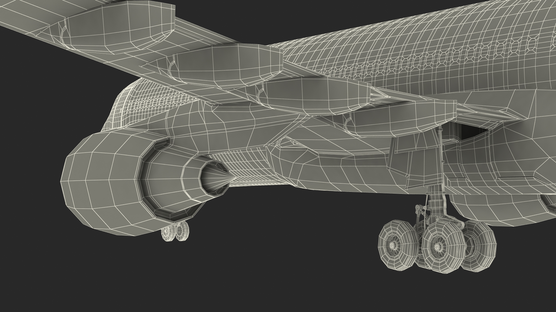 3D model Airbus A330-200 Qatar Airways Rigged for Maya