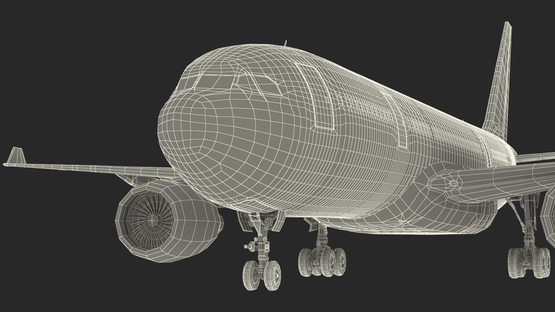 3D model Airbus A330-200 Qatar Airways Rigged for Maya