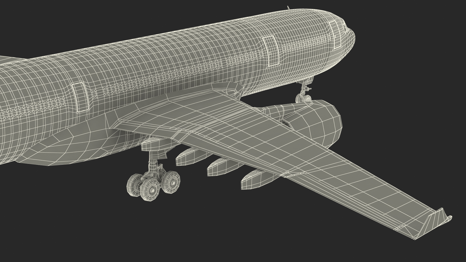 3D model Airbus A330-200 Qatar Airways Rigged for Maya