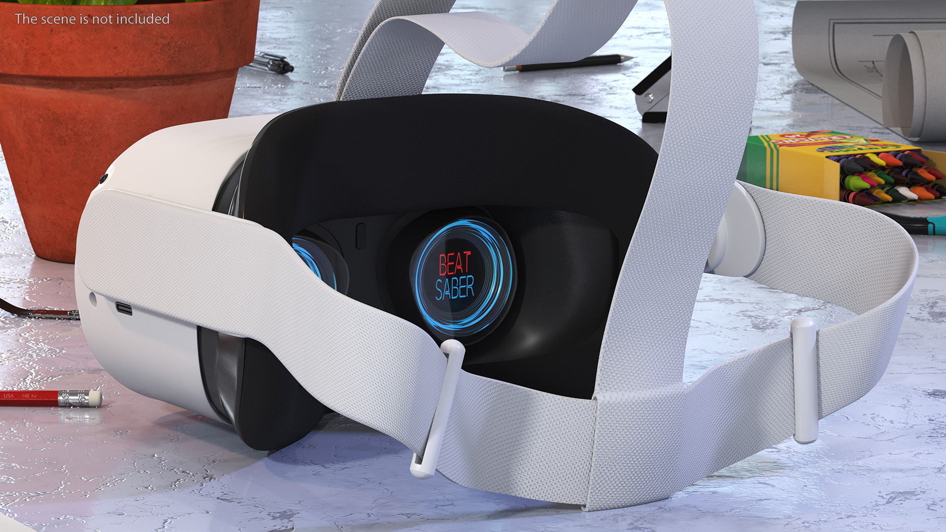 3D model Oculus Quest 2 All in One Gaming Headset