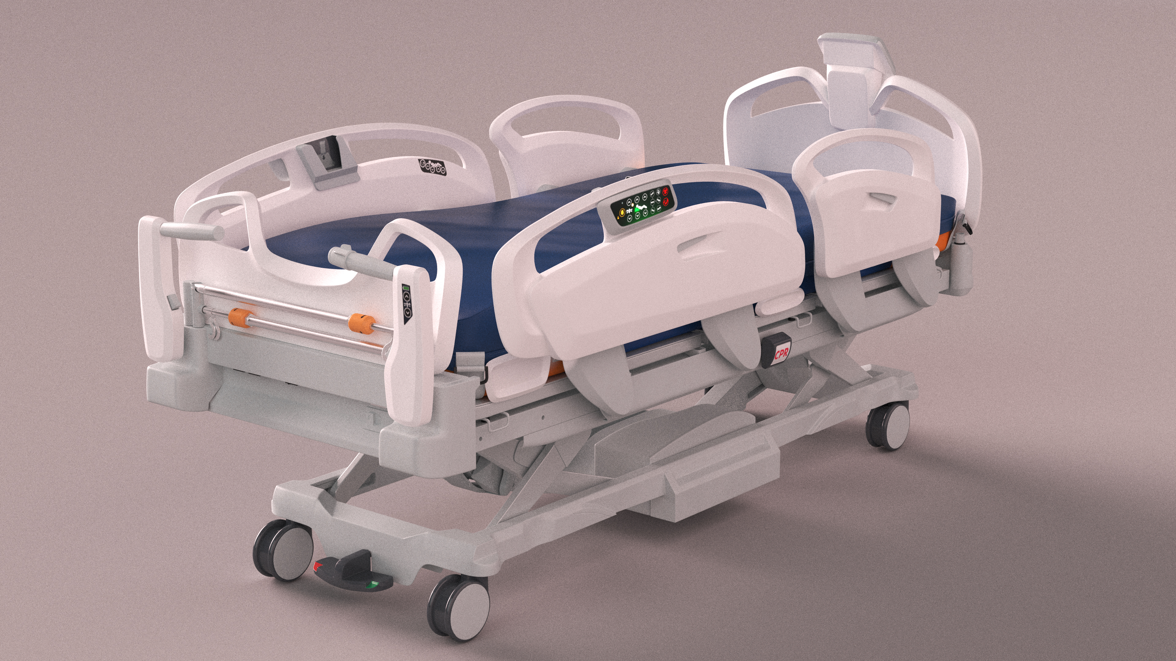 Smart Medical Bed Stryker Procuity ZM 3D