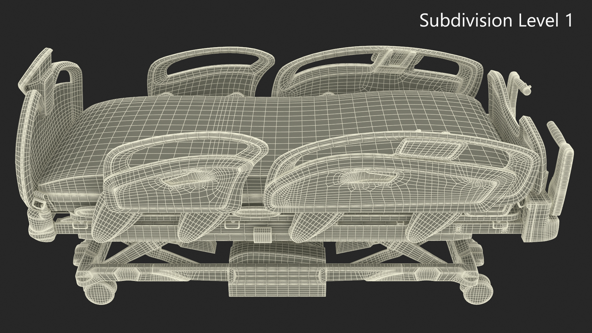 Smart Medical Bed Stryker Procuity ZM 3D