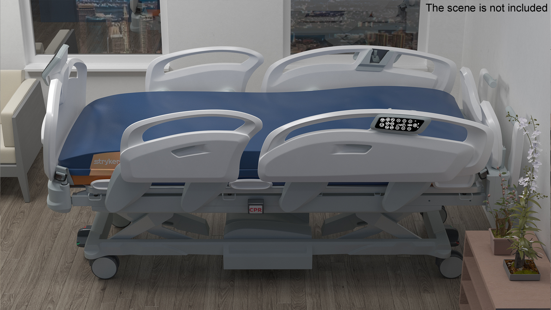 Smart Medical Bed Stryker Procuity ZM 3D