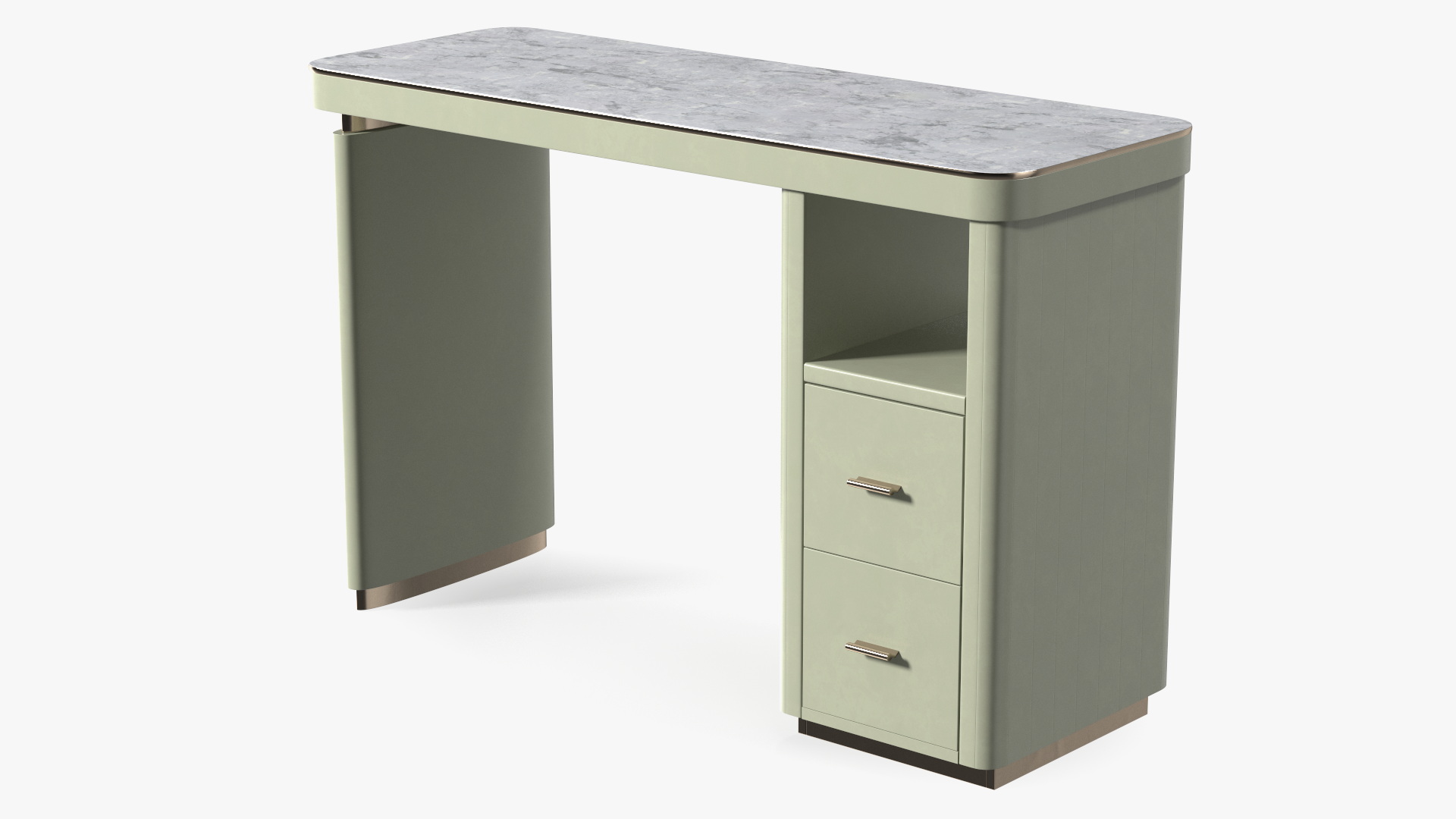 3D Manicure Table with Chairs