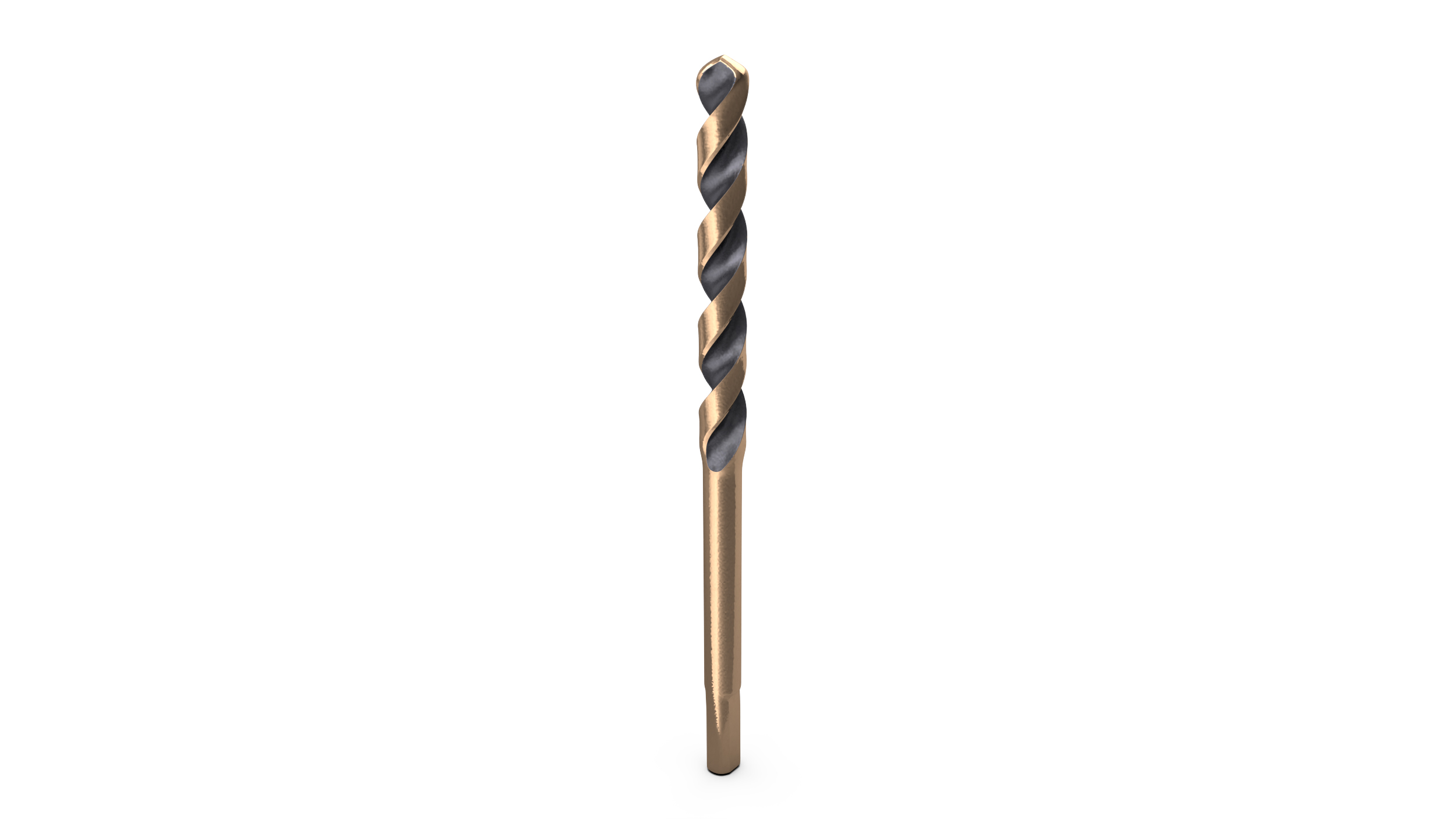 Gold Ferrous Drill Bit 3D