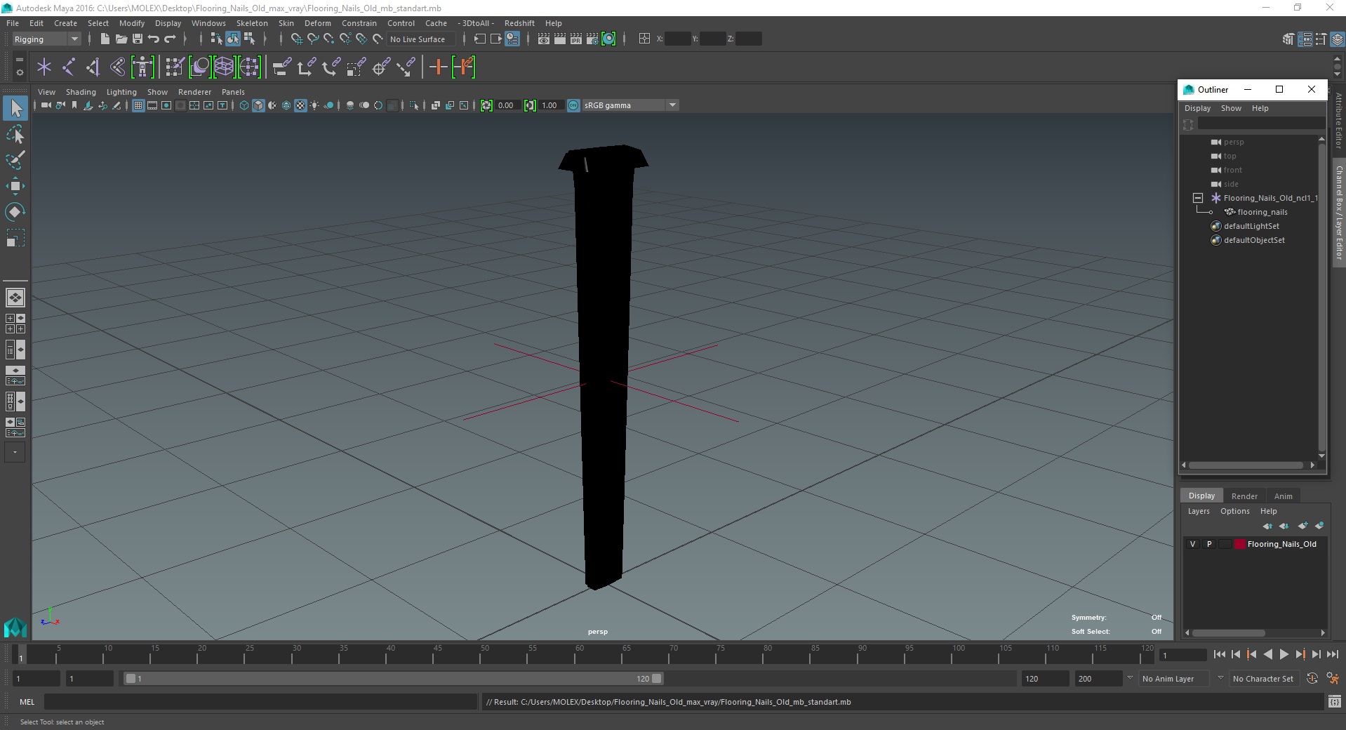 3D Flooring Nails Old model