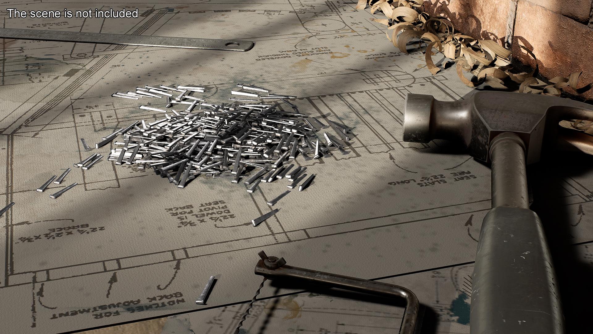 3D Flooring Nails Old model