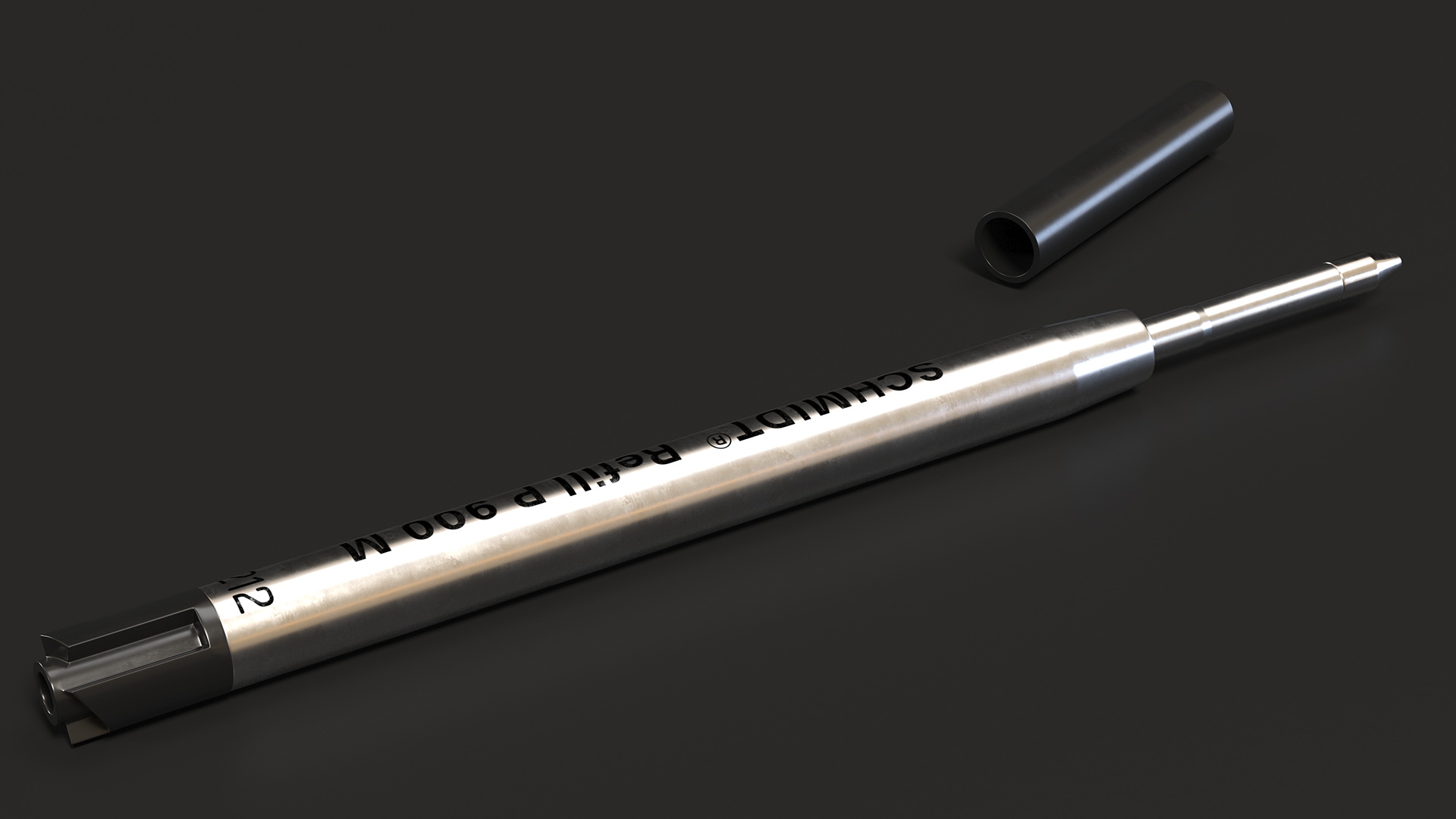 3D Black Ballpoint Pen Refill