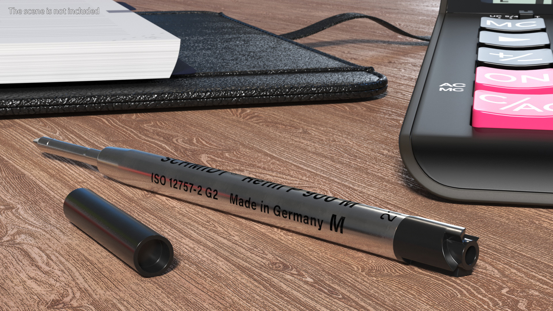 3D Black Ballpoint Pen Refill