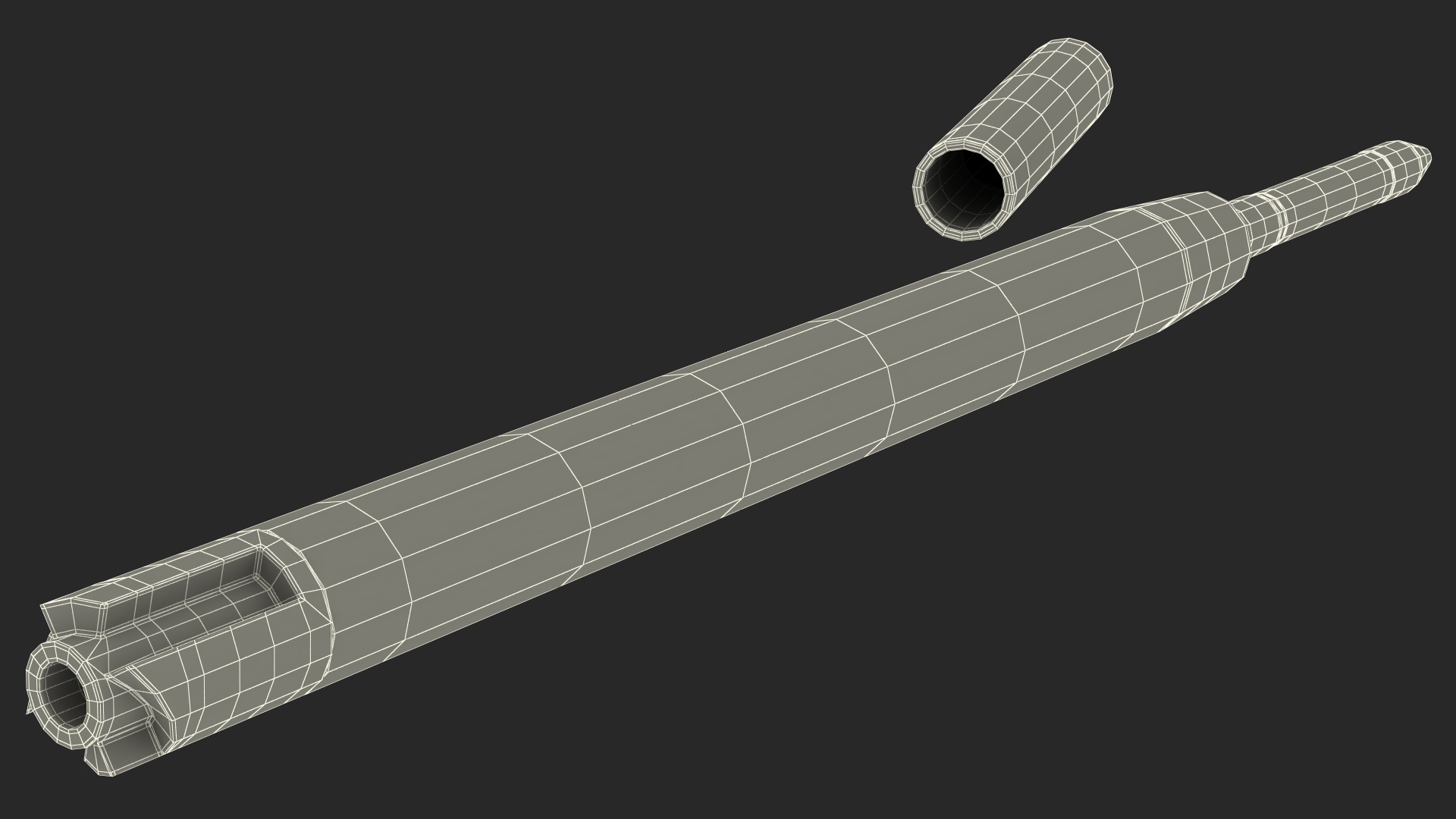 3D Black Ballpoint Pen Refill