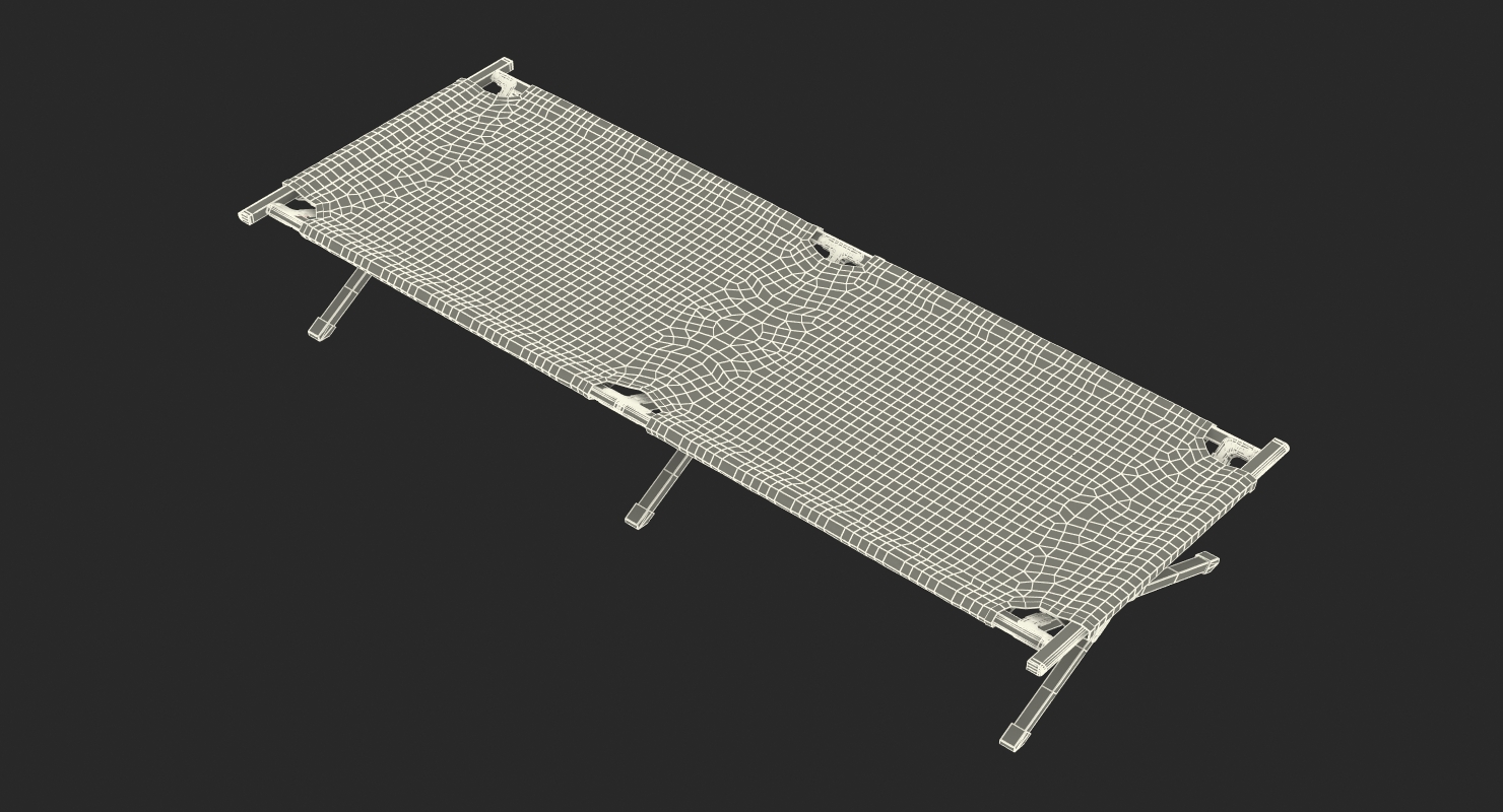 Camping Folding Bed 3D model