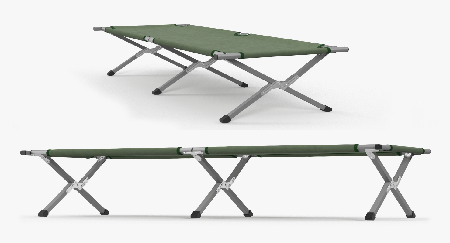 Camping Folding Bed 3D model