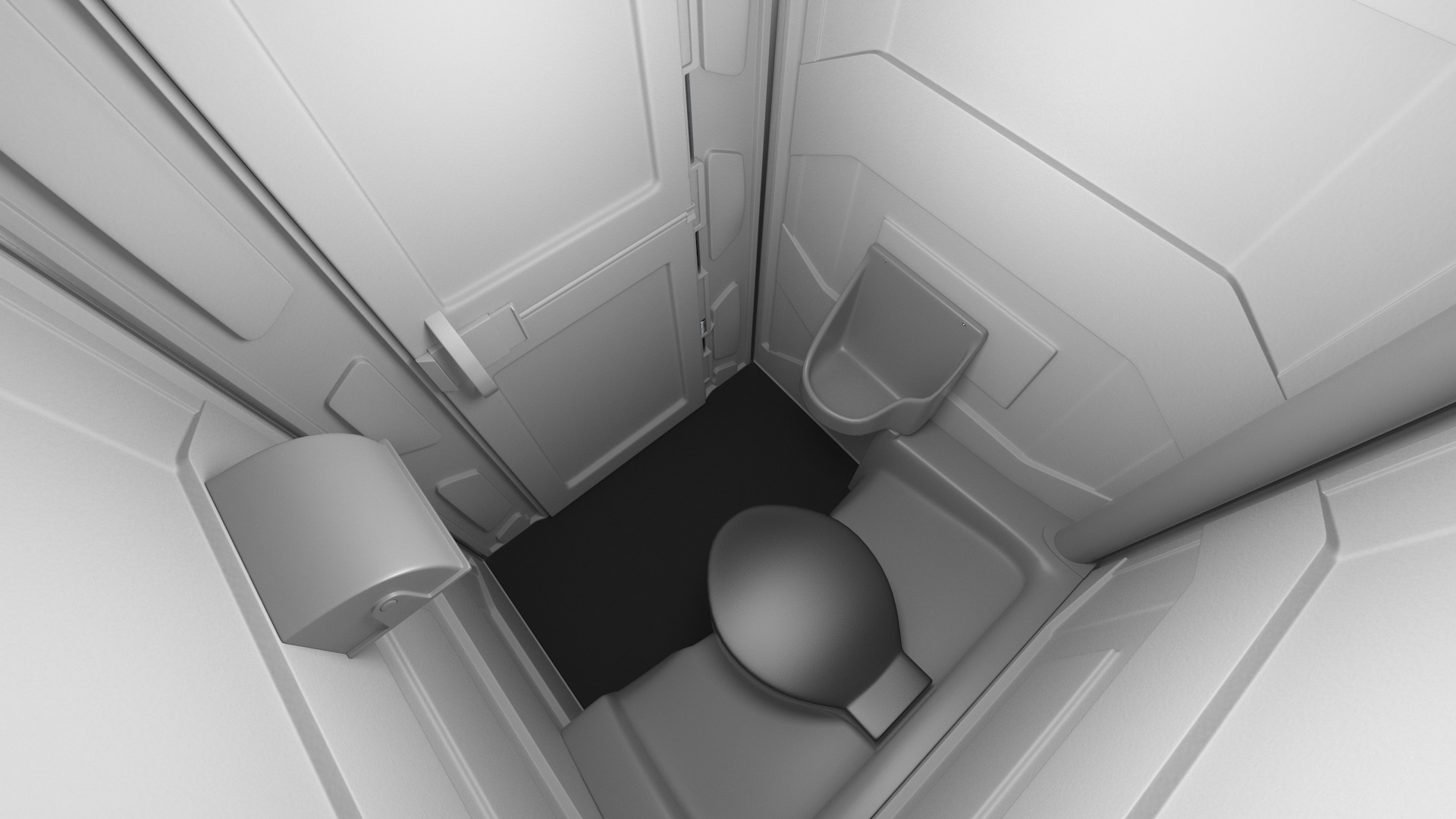 3D model Chemical Toilet