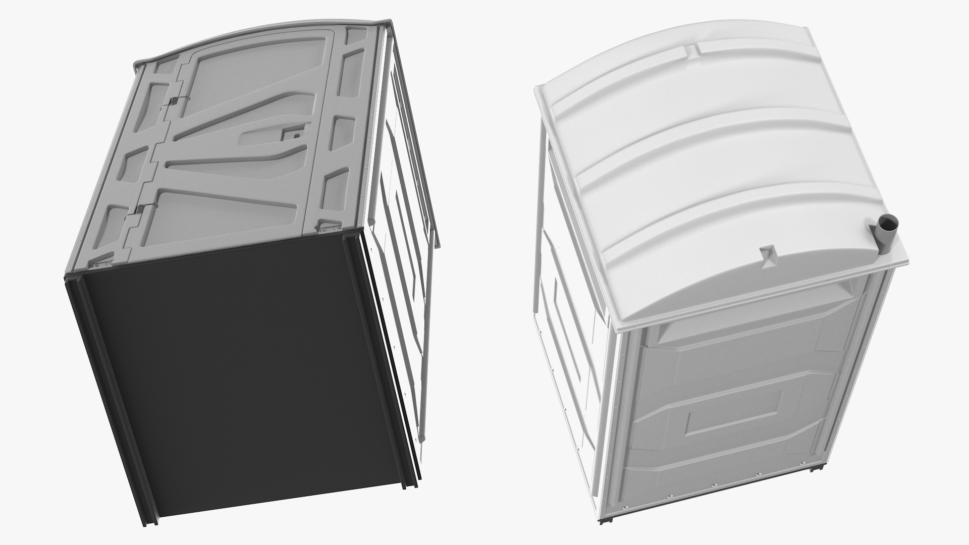 3D model Chemical Toilet