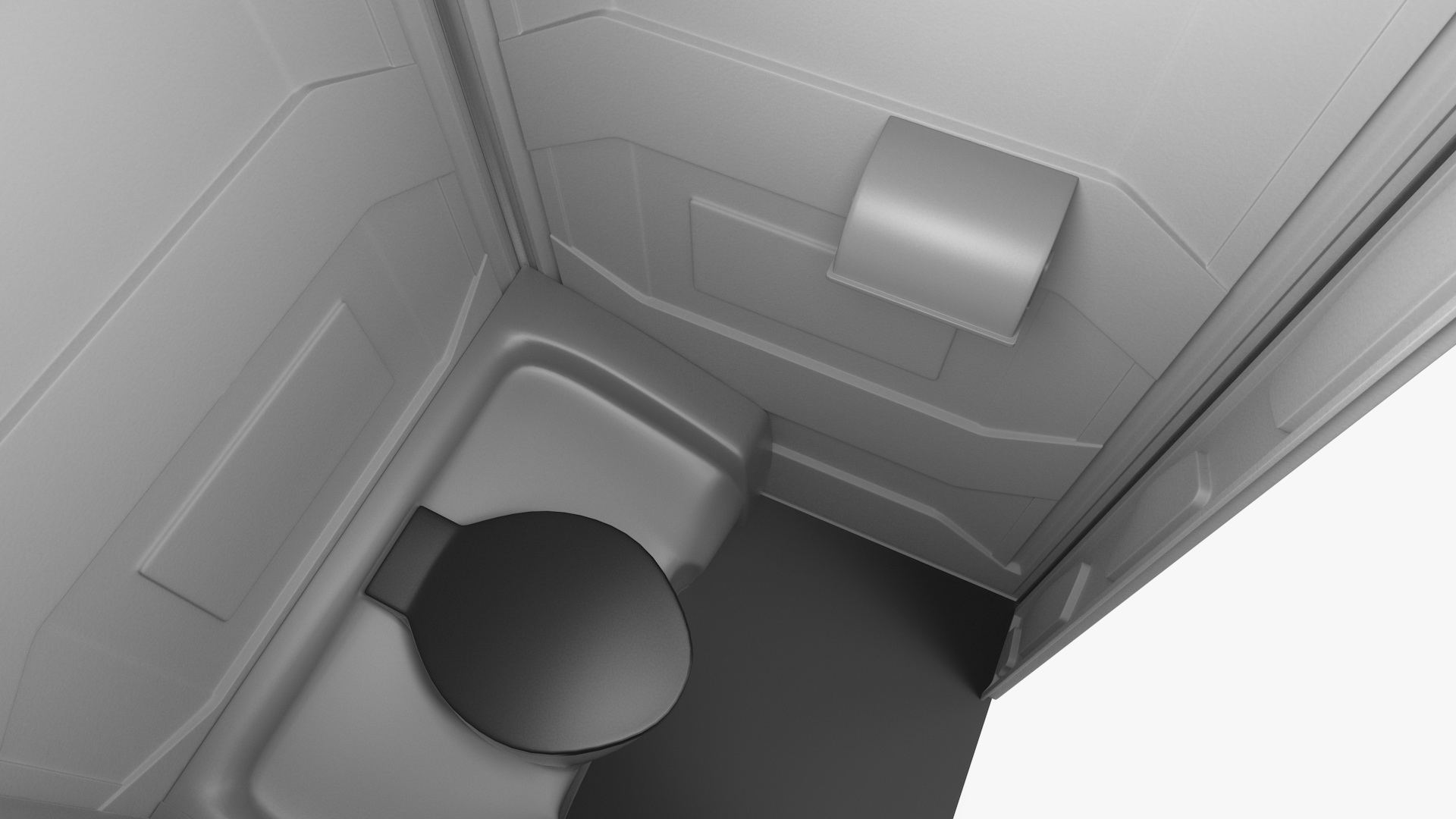 3D model Chemical Toilet