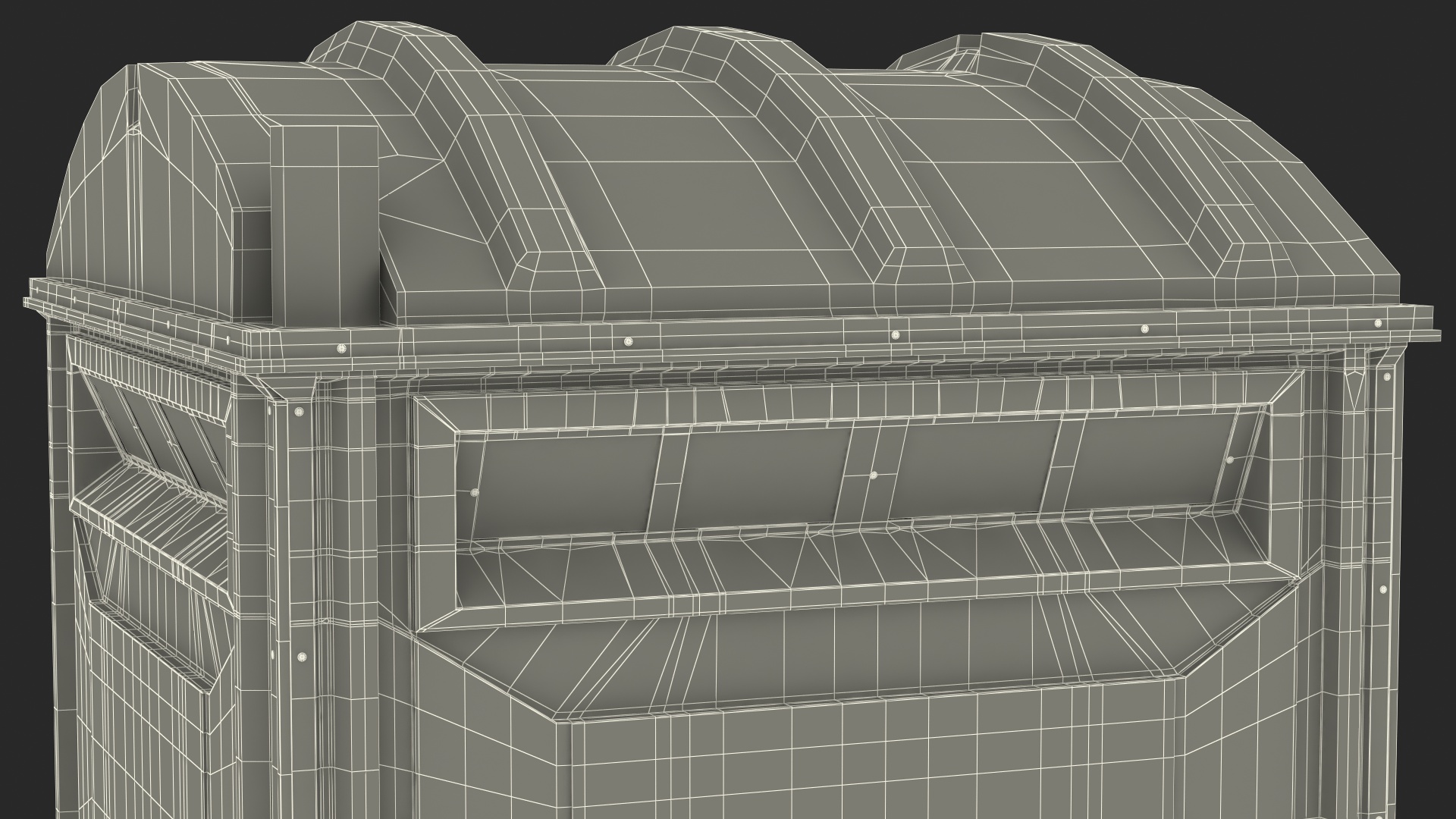 3D model Chemical Toilet