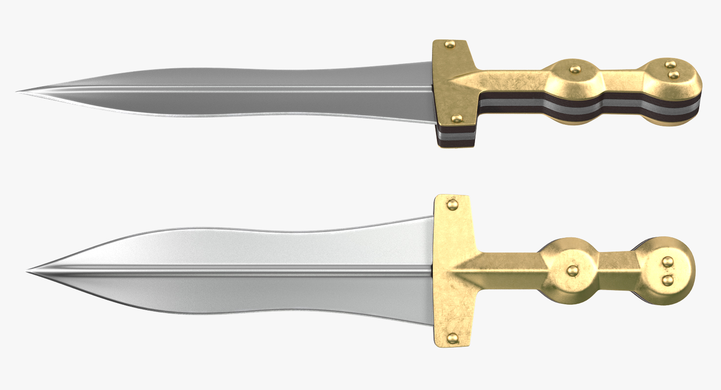 3D Roman Pugio Dagger model