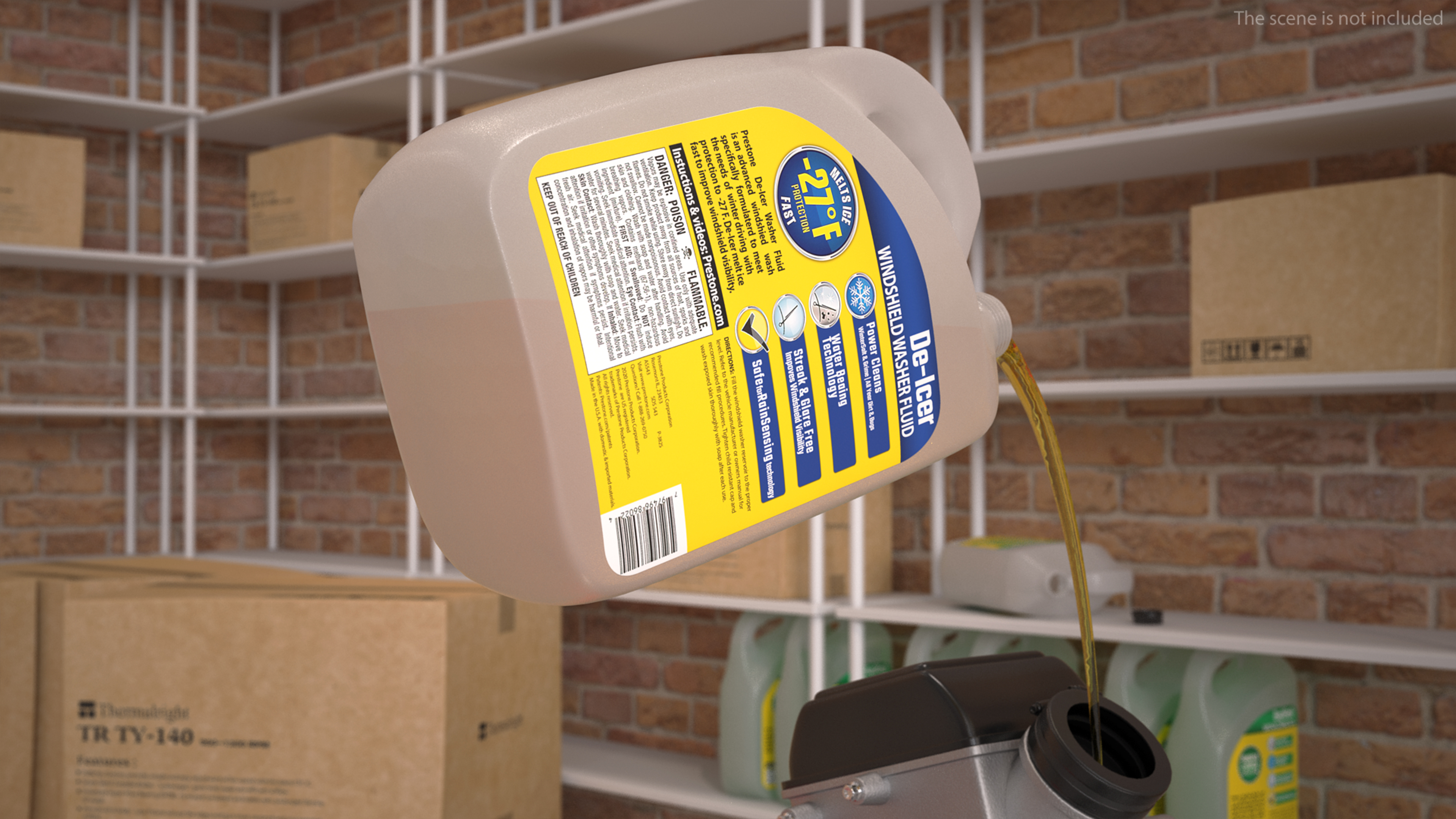 Antifreeze Prestone with Pouring Liquid 3D model