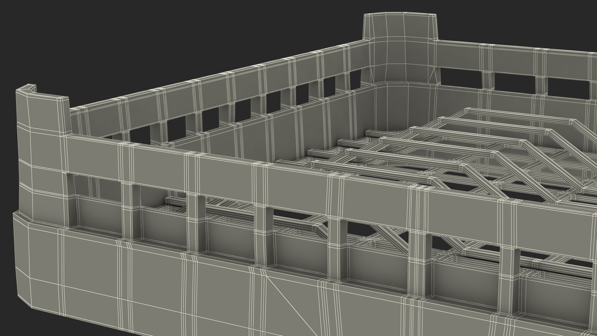 3D model Container For Plates