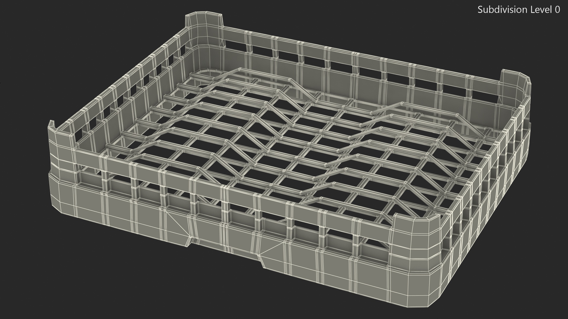 3D model Container For Plates