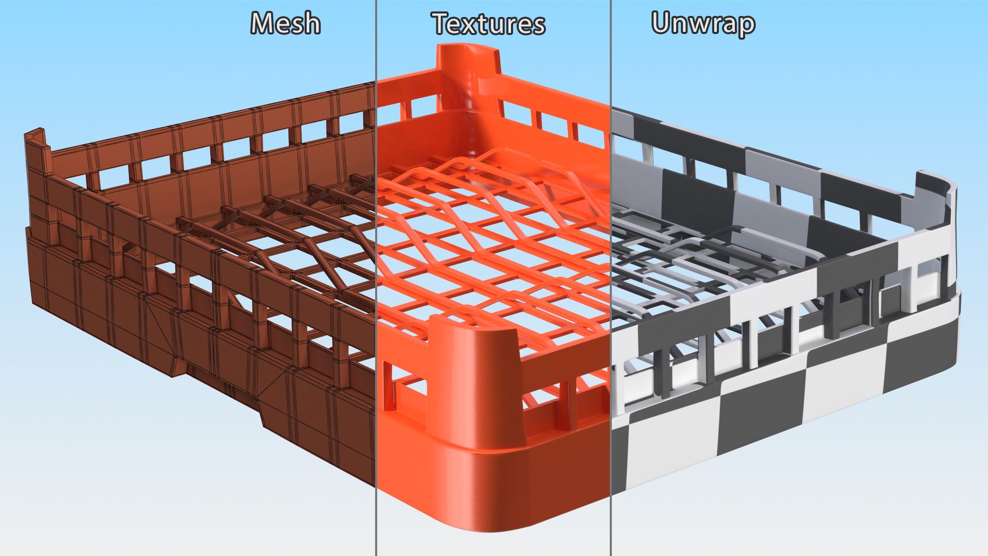 3D model Container For Plates