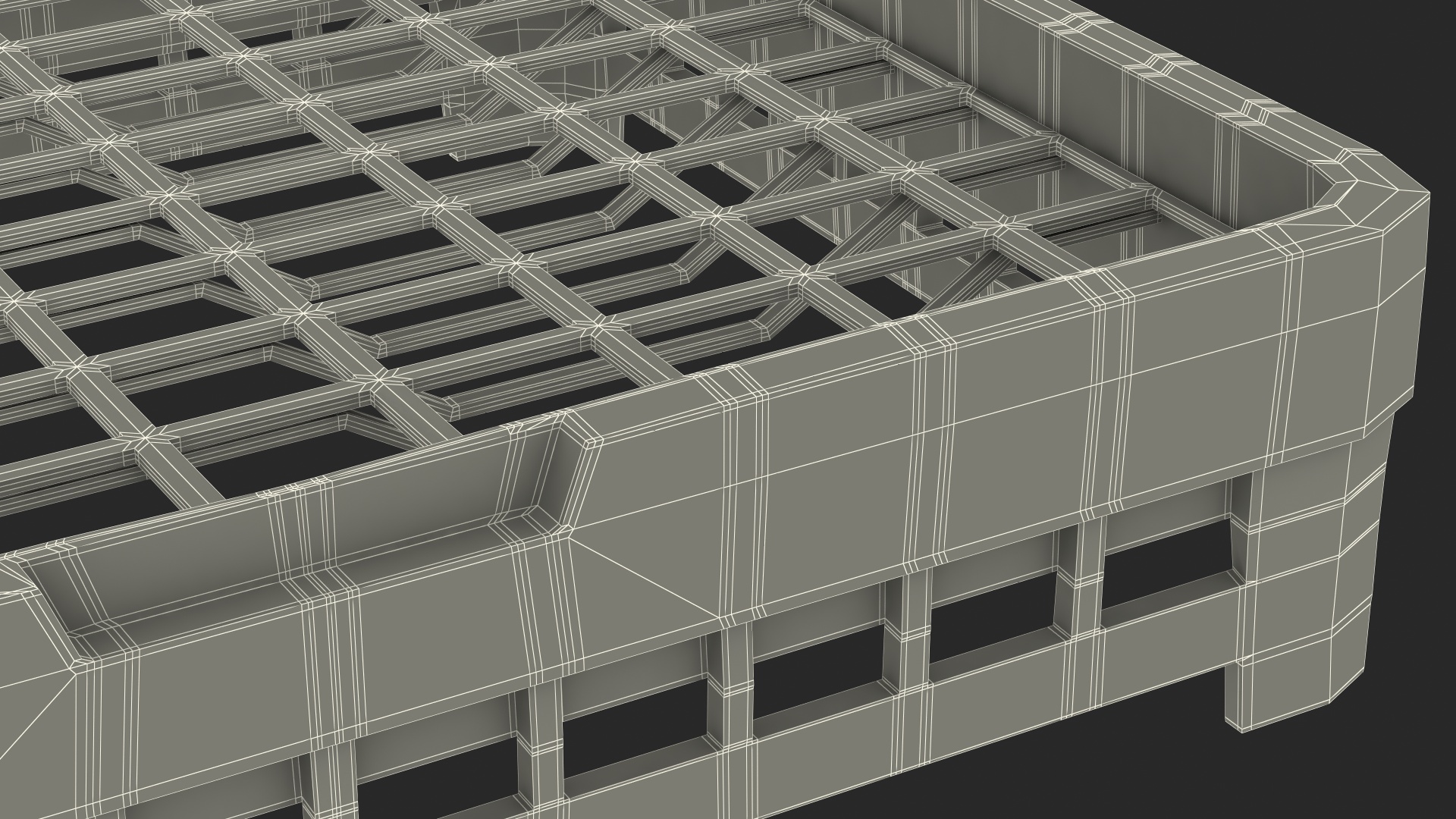 3D model Container For Plates