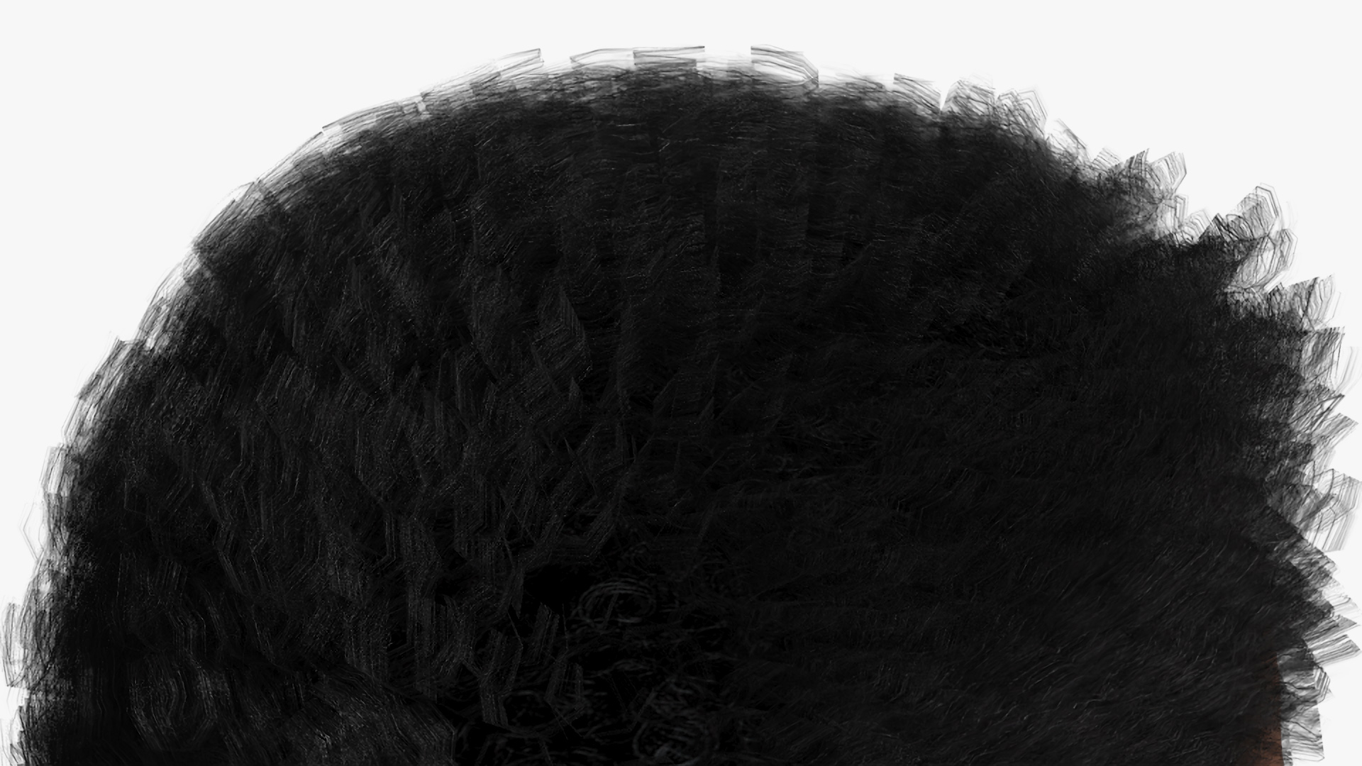 3D model Dark Skinned Toddler Head