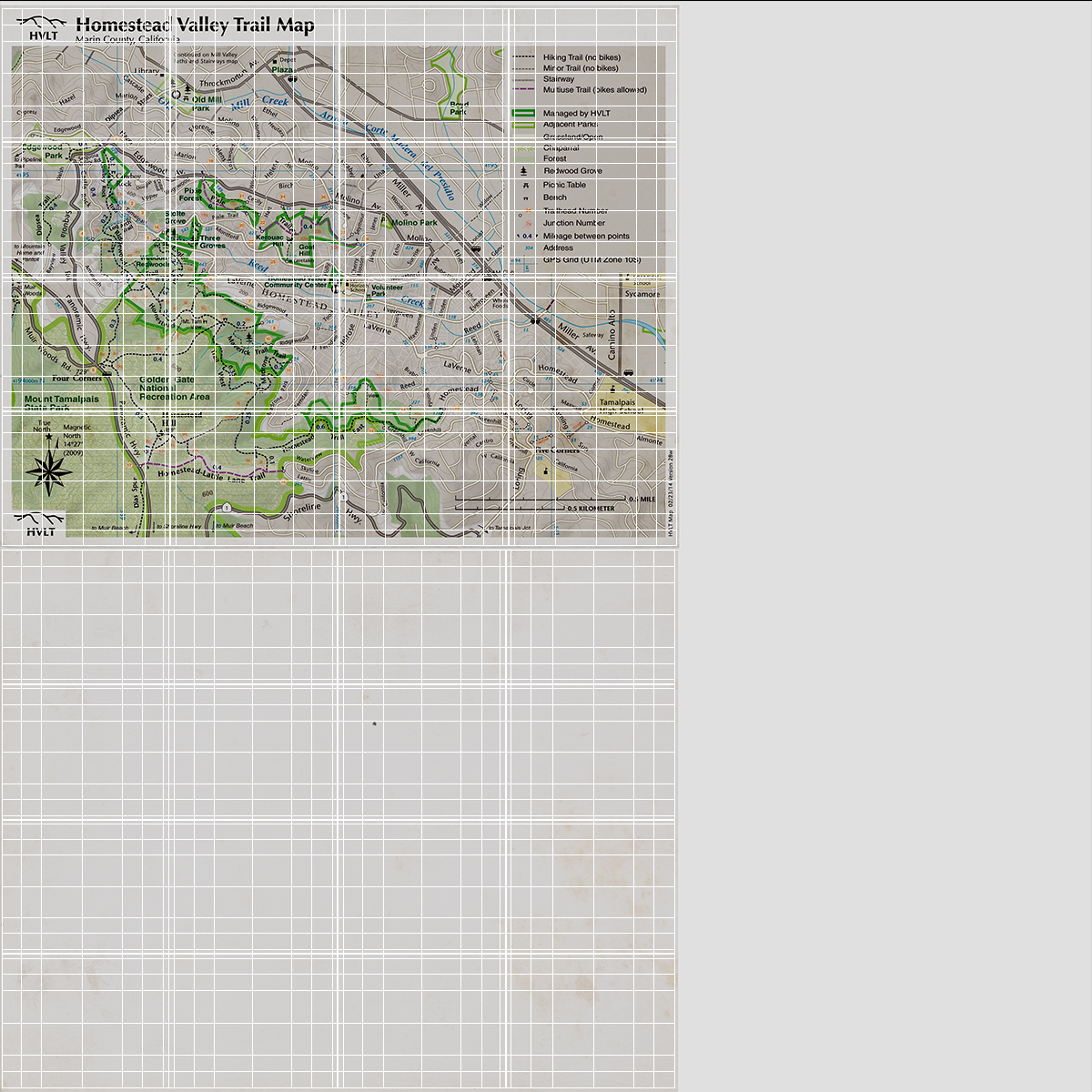 3D Topographic Trail Map