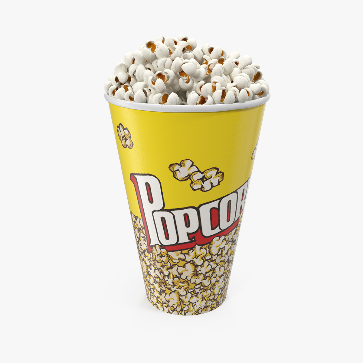 Round Paper Popcorn Cup