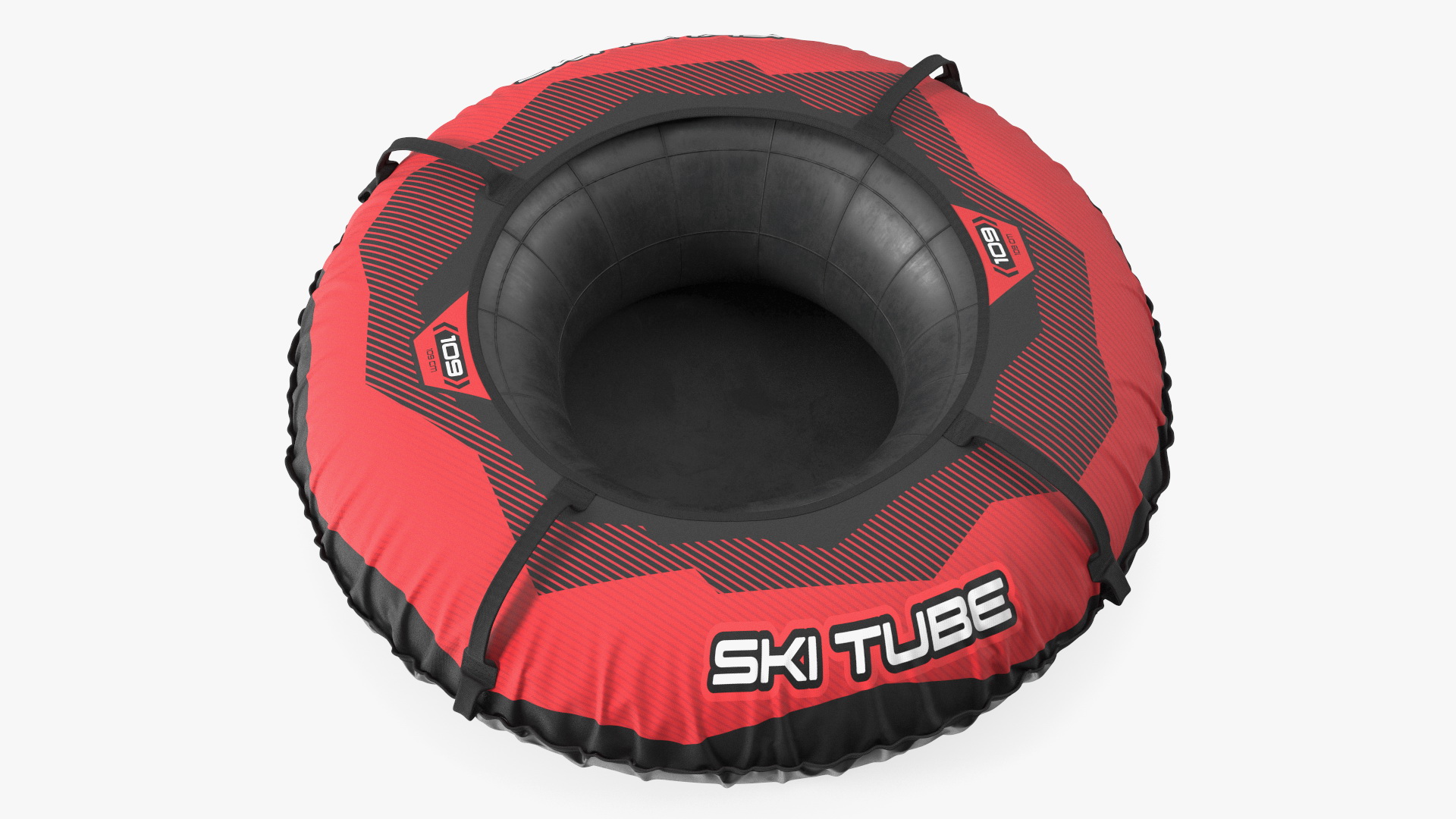 Inflatable Snow Tube Red 3D model