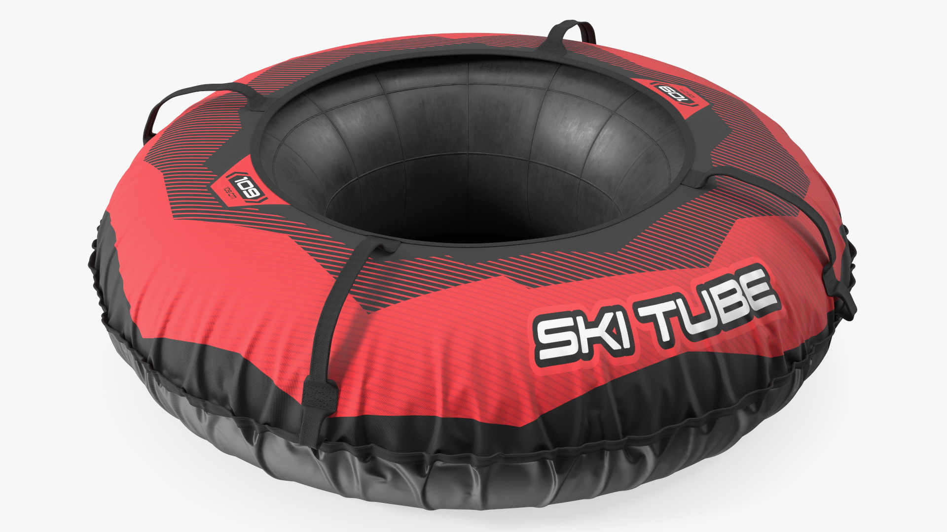 Inflatable Snow Tube Red 3D model