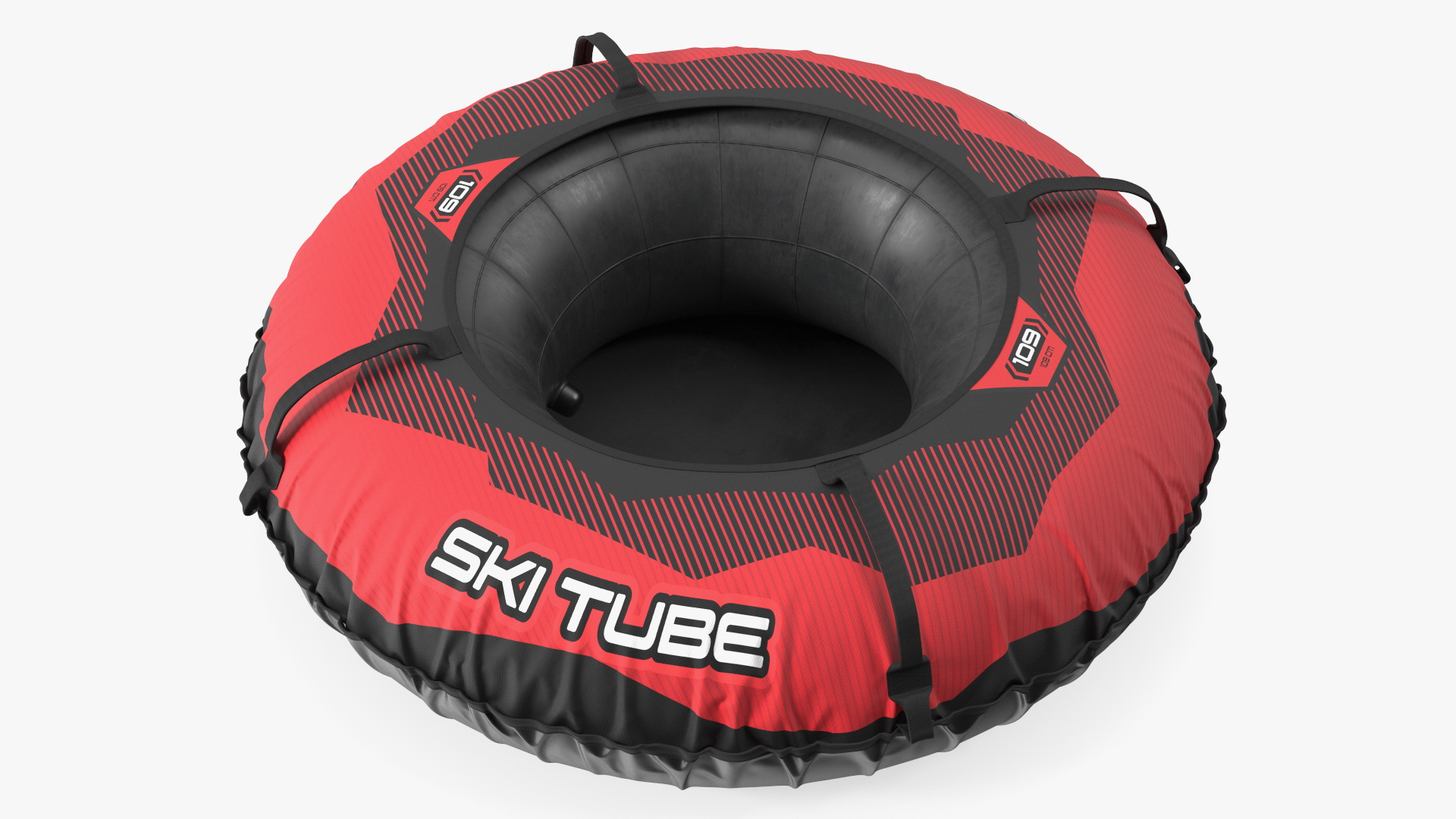 Inflatable Snow Tube Red 3D model